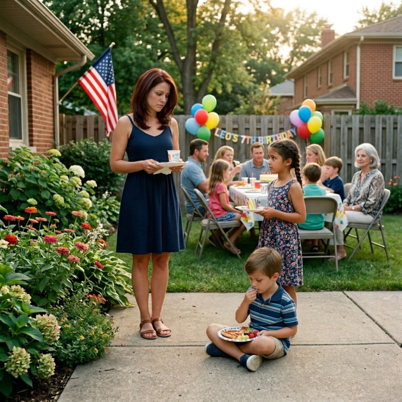 Mijn zoon moest op de grond zitten om te eten tijdens een familiefeestje, terwijl iedereen om hem heen een stoel had, en mijn schoonmoeder glimlachte alsof het de normaalste zaak van de wereld was. Ik maakte geen ruzie, verhief mijn stem niet en gaf ze niet het tafereel waar ze op zaten te wachten. Ik nam mijn kinderen mee en ging weg, want voor het eerst was ik er klaar voor om ze zelf te laten zien hoe het gezinsleven eruit zou zien zonder dat ik zo mijn best hoefde te doen om de vrede te bewaren.