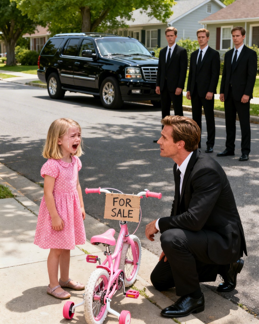 Een klein meisje verkocht haar fiets zodat haar moeder te eten kon krijgen…