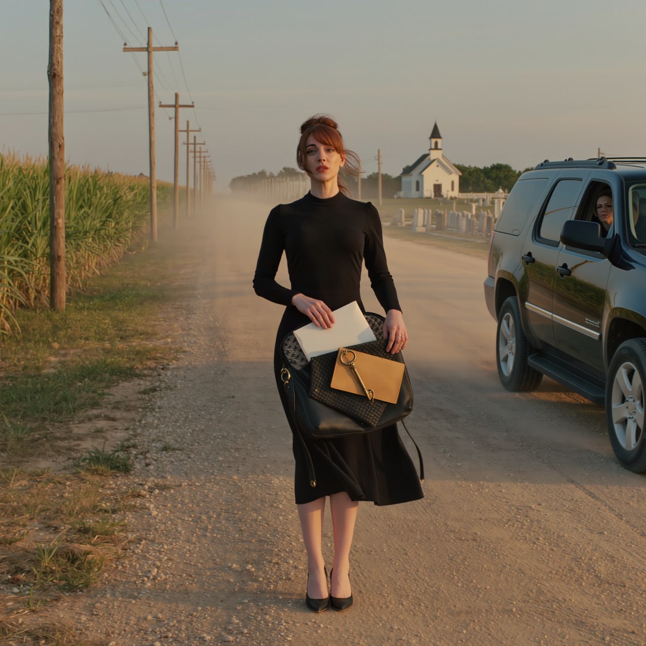 Mijn vader was nog geen twee uur begraven toen mijn stiefmoeder me naar een afgelegen suikerrietweg reed. Ze duwde me in de modder, griste mijn telefoon uit mijn handen en zei dat hier de fout van mijn vader eindigde. Ze dacht dat ze haar laatste obstakel had overwonnen, maar ik leef niet van een erfenis. Ik ontmasker bedrijfsfraude voor de kost. Als je familie je ooit heeft onderschat, blijf dan luisteren, want ik sta op het punt een suikerimperium te ontmantelen. Mijn naam is Mia Rogers. De vochtige kilte van een ochtend in St. Clare Parish drong door de zolen van mijn zwarte leren pumps heen en deed me tot op het bot rillen. Het had drie dagen achter elkaar geregend in Louisiana, waardoor de historische begraafplaats veranderd was in een troosteloze, wegzakkende spons. De lucht was doordrenkt met de geur van natte aarde en naderend verval. Een passende sfeer voor de gelegenheid. We waren hier om Howard Rogers, mijn vader, te begraven, de onbetwiste koning van de Rogers Cane and Confection Group. Hij was een titan in de zoetwarenindustrie, een man die een fortuin had vergaard met geraffineerde suiker en meedogenloos zakelijk inzicht. Nu was hij slechts een lichaam dat in de drassige grond werd begraven. Aan de overkant van het open graf gaf Evelyn Price Rogers, mijn lieve stiefmoeder, een optreden van wereldklasse. Gekleed in onberispelijke, op maat gemaakte rouwkleding, depte ze haar perfect droge ogen met een zijden zakdoek met monogram. Naast haar stond haar zoon, Grant Price, wiens gezicht een strak masker van plechtige plicht vormde. Samen vormden ze het perfecte beeld van een tragische, waardige nalatenschap, rechtstreeks spelend voor het publiek van bedrijfsleiders, investeringsbankiers en lokale verslaggevers die zich naar de begraafplaats hadden gestroomd. Zij vormden de officiële familie. Ik stond op zo’n negen meter afstand, onder een eenzame eik, volledig afgescheiden van de rouwende aanwezigen. Ik was de geest op het feest, de eerstgeboren dochter die niet paste in het smetteloze bedrijfsbeeld dat Evelyn de afgelopen vijftien jaar zorgvuldig had opgebouwd. De dienst eindigde met het doffe geluid van aarde die op gepolijst mahoniehout viel. Terwijl de menigte begon te mompelen en zich verspreidde naar hun stilstaande auto’s, liep Evelyn weg van het graf en kwam rechtstreeks op me af. Haar entourage van vleiers en bestuursleden week uiteen als de Rode Zee om haar doorgang te verlenen. Ze strekte haar hand uit en legde die, gehuld in een zwarte handschoen, lichtjes op mijn onderarm. Het gebaar was puur bedoeld voor de camera’s en de fluisterende belanghebbenden. ‘Mia, lieverd,’ fluisterde ze, haar stem precies luid genoeg zodat een aanwezige zakenjournalist elke lettergreep kon verstaan. ‘Het breekt mijn hart om je vandaag zo geïsoleerd te zien. Howard zou gewild hebben dat we tot het allerlaatste moment samen waren. Laat ons je naar het vliegveld brengen. Het is het minste wat we kunnen doen, een laatste blijk van familieband ter ere van hem.’ Ik wist wel beter dan daarop in te gaan. Het was altijd een berekend risico om met Evelyn in een kleine ruimte te zijn. Maar haar openbare vredesaanbod afwijzen zou haar precies de kop opleveren die ze voor de ochtendkranten wilde: bittere, vervreemde dochter negeert rouwende weduwe. Ik behield een neutrale uitdrukking, knikte kort en volgde haar naar de rij wachtende voertuigen. De rit in Evelyns op maat gemaakte zwarte SUV was verstikkend. De airconditioning zoemde zachtjes, maar de stilte in de cabine was zo dik dat je erin kon stikken. De lucht rook weeïg naar haar dure bloemenparfum, wat de spanning maskeerde. Ik zat op de achterbank van leer naast Grant, terwijl Evelyn voorin zat naast haar privéchauffeur. Grant staarde de eerste twintig minuten naar zijn telefoon, met een arrogante, zelfvoldane grijns op zijn lippen terwijl hij driftig met zijn duimen over het scherm tikte. Ik keek door de getinte ramen naar de grijze snelweg van Louisiana die aan me voorbijgleed, maar mijn innerlijke alarmbellen gingen af ​​toen de chauffeur soepel de afslag naar de internationale luchthaven voorbijreed. In plaats daarvan maakte de zware auto een scherpe bocht naar rechts, waarbij de banden over een slecht geplaveide toegangsweg van de gemeente kraakten. Binnen tien minuten maakte het kapotte wegdek plaats voor diepe sporen in de weggespoelde aarde. We stortten ons halsoverkop in het hart van de commerciële suikerrietvelden, een uitgestrekte groene oceaan van torenhoge stengels die de horizon volledig opslokten. Ik keek even naar mijn telefoon die op mijn schoot lag. Geen servicebalkjes. We bevonden ons kilometers verwijderd van het elektriciteitsnet, omringd door duizenden hectares privé-landbouwgrond. De auto schokte hevig toen de bestuurder hard op de rem trapte. Modder spatte agressief tegen de zijruiten, waardoor het zicht werd belemmerd. Voordat ik me kon schrap zetten of de plotselinge stop kon verwerken, maakte Evelyn haar veiligheidsgordel los en draaide zich om op de voorstoel. De elegante façade van de rouwende weduwe verdween in een oogwenk, volledig vervangen door het koude, berekenende roofdier dat ik altijd al had geweten schuilgaan onder de designerkleding. ‘Ga weg,’ beval ze. Haar stem was vlak, scherp en volkomen verstoken van enige geveinsde Zuidelijke charme. Ik keek naar haar en draaide toen mijn hoofd om naar Grant, die al zwaar tegen zijn deur leunde en die open duwde in de sombere middagzon. De dikke, vochtige lucht van de landbouwvelden stroomde de smetteloze, van airconditioning voorziene hut binnen. ‘Ik zei: ga weg, Mia,’ herhaalde Evelyn, haar stem een ​​octaaf lager. Ik maakte geen bezwaar. Ik stapte de enkeldiepe modder in, waar mijn dure hakken meteen wegzakten in de koude, bruine drab. Voordat ik me kon omdraaien om een ​​verklaring te eisen, greep Grant mijn kleine leren reiskoffer uit de bagageruimte en gooide die naar buiten, de kou in. De koffer landde met een zielige, natte plof in een diepe, modderige afwateringssloot. Toen, in een beweging zo snel en geoefend dat ik er totaal niet op voorbereid was, boog Evelyn zich ver over de middenconsole en griste mijn zware leren tas van mijn schouder. De riem brandde tegen mijn huid toen ze hem eraf rukte. Mijn identiteitsbewijs, mijn creditcards, mijn contant geld en mijn nutteloze telefoon zaten er allemaal veilig in. Ik stond daar in de ijzige wind, onhandig balancerend in de modder, en staarde naar de vrouw die mijn plek in mijn eigen familie systematisch had afgebroken. Evelyn gaf de chauffeur een teken, en haar raam ging een klein beetje open, waardoor haar koude, triomfantelijke ogen op de mijne gericht bleven. ‘Hier eindigt de fout van je vader,’ siste ze. De venijnigheid in haar woorden was absoluut en ongefilterd. Ze maakte het volkomen duidelijk. Ik was de fout. Ik was de smet op de onberispelijke nalatenschap van Rogers die ze op het punt stond volledig te erven en te verkwisten. Grant boog zijn hoofd naar de opening in het raam, zijn eerdere grijns was nu veranderd in een volwaardige, kwaadaardige grijns. ‘Doe maar geen moeite om maandagochtend een lift terug naar de stad te regelen voor de voorlezing van het testament, Mia,’ spotte hij, zijn stem lichtjes echoënd in de uitgestrekte leegte van de velden. ‘Bespaar jezelf de schaamte. Er is absoluut niets meer voor je over. Het Rogers-imperium is nu van ons. Geniet van de lange wandeling.’ Het getinte raam rolde geruisloos omhoog en sloot hen weer op in hun luxueuze toevluchtsoord. De zware terreinbanden spinden agressief en spatten een woeste wolk dikke bruine modder op die zich met bakken uit de hemel verspreidde over mijn zwarte rouwjas en blote benen. Het voertuig schoot weg over de verlaten toegangsweg, de achterlichten verdwenen snel achter een bocht met hoog riet. Het gebrul van de krachtige motor verdween in de verte, waardoor ik volledig omringd werd door de eindeloze ruisende suikerrietstengels en de huilende wind. Het was een perfecte, filmische scène van totale, verpletterende nederlaag. Een verstoten dochter, beroofd van haar identiteit en middelen, achtergelaten in de meedogenloze wildernis om te bevriezen of te bedelen. Ik keek langzaam naar beneden naar de dikke modder die mijn dure zwarte jas verpestte. Ik keek naar de diepe, rafelige bandensporen die zich snel vulden met vies regenwater. En toen, helemaal alleen in de middle of nowhere, huilde ik niet. Ik schreeuwde niet van woede. Ik rende niet wanhopig achter de vervagende achterlichten aan, smekend of ze terug wilden komen. In plaats daarvan haalde ik langzaam adem in de koude lucht en glimlachte. Het was een koude, scherpe, gevaarlijke glimlach. Evelyn en Grant vonden dit een briljante executie, een definitieve, vernederende schaakmat op een stoffige weg. Ze waren er oprecht van overtuigd dat ze zojuist hun grootste probleem hadden opgelost met een theatrale vertoning van wreedheid. Maar het waren arrogante dwazen. Dit was niet de eerste keer dat ze probeerden me van de kaart te vegen. Maar ik beloofde mezelf dat het absoluut de laatste keer zou zijn. Ze dachten dat ze een hulpeloze erfgenares in de steek lieten. Ze hadden absoluut geen idee tegen wie ze zojuist de oorlog hadden verklaard. De achterlichten waren allang verdwenen, waardoor er een zware stilte achterbleef, alleen onderbroken door het geritsel van de suikerrietstengels die in de vochtige wind tegen elkaar schuurden. Evelyn dacht dat het afpakken van mijn leren tas betekende dat ze me mijn macht ontnam. Ze speelde een partijtje tennis op een countryclub. Ik heb in de Major League gespeeld. Ik reikte naar de zoom van mijn zware rouwjas en liet mijn vingers langs de stijve, verstevigde binnennaad glijden. Ik vond de verborgen rits. Het was een aanpassing waar ik op had aangedrongen na een bijzonder onrustige audit bij een mijnbouwbedrijf in Zuid-Amerika drie jaar geleden. Uit de waterdichte voering haalde ik een slanke, matzwarte satelliettelefoon en een titanium noodkaart voor bedrijven. Bij Northline Integrity Partners ben ik senior onderzoeker naar fraude in de toeleveringsketen. Mijn hele carrière is gebouwd op het ontmaskeren van de leugens die managers wanhopig proberen te verbergen. Ik ontrafel vervalste kwaliteitscontroleverslagen, spoor spookvoorraden op via lege magazijnen en leg documentmanipulatie bloot waarmee miljoenen aan gestolen inkomsten worden verhuld. Het omgaan met vijandige partijen die me willen isoleren of het zwijgen willen opleggen, is standaardprocedure. Evelyn dacht dat ze een genie was. Maar voor mij was ze gewoon een amateur die haar sporen probeerde uit te wissen. Ik zette het apparaat aan. Het scherm lichtte op en ontving snel een signaal vanuit de ruimte boven de sombere wolken van Louisiana. Ik draaide het directe noodnummer van mijn kantoor in Houston. Mijn assistente nam na twee keer overgaan op. Ik hield mijn stem kalm en dicteerde mijn exacte GPS-coördinaten. Ik zei haar dat ze de commerciële luchtvaartmaatschappijen moest overslaan en contact moest opnemen met Vanguard Security Solutions, een particulier beveiligingsbedrijf dat ons bedrijf had ingeschakeld voor risicovolle evacuaties. Ik had een helikopter nodig, en wel onmiddellijk. Mijn oorspronkelijke plan was om terug te vliegen naar Texas en de advocaten de formaliteiten van de nalatenschap van mijn vader te laten afhandelen. Dat plan viel in duigen op het moment dat ik in de modder terechtkwam. Ik gaf mijn assistente de opdracht de vlucht te annuleren. Ik zei haar dat de piloot de helikopter rechtstreeks naar de helihaven in het centrum van New Orleans moest laten vliegen, het dichtst bij het gebouw van de Voss and Harland Estate Council. Ik zou persoonlijk aanwezig zijn bij de voorlezing van het testament. Ik stond als een standbeeld in de snijdende wind, de kou drong tot in mijn huid door, maar een ander soort warmte brandde in mijn borst. Ik had nog twintig minuten tot de extractie. Mijn gedachten dwaalden vijftien jaar terug in de tijd. Ik was negentien jaar oud toen Evelyn haar eerste zuivering uitvoerde. Het was geen gewelddadige fysieke verwijdering zoals vandaag. Het was een berekende, verraderlijke lastercampagne. Ze fluisterde mijn vader iets in en verspreidde verzonnen verhalen onder zijn rijke kennissenkring, waardoor ik werd afgeschilderd als een onvoorspelbare, destructieve tiener die een bedreiging vormde voor het imago van de familie. Ze isoleerde me zo volledig dat weggaan mijn enige optie was. Mijn vader, geobsedeerd door de uitbreiding van zijn imperium en gemanipuleerd door haar tranen, liet me de deur uitlopen. Ze verwachtten dat ik zou falen. Ze verwachtten dat ik de tragische, verloren dochter zou worden die ze beweerden dat ik was. In plaats daarvan werkte ik nachtdiensten in restaurants en logistieke magazijnen, waar ik stap voor stap mijn kennis van forensische accountancy en supply chain management bij elkaar sprokkelde. Ik leerde bedrijfsboekhouding lezen zoals rechercheurs misdaadscènes analyseren. Ik leerde hoe imperiums worden opgebouwd en, belangrijker nog, hoe ze ten val komen wanneer de fundamentele cijfers niet deugen. Ik had de Rogers Cane and Confection Group niet genegeerd. Vanuit mijn kantoor in Texas had ik hun openbare rapporten en geruchten in de sector stilletjes in de gaten gehouden. De winstmarges die ze de afgelopen achttien maanden rapporteerden, waren onmogelijk gezien de wereldwijde suikeropbrengst. Evelyn en Grant probeerden de cijfers kunstmatig op te poetsen en de bedrijfswaardering krampachtig op te blazen met het oog op een aanstaande verkoop. Ik had alleen het harde bewijs nodig. Het lage, ritmische gebonk van rotorbladen onderbrak mijn gedachten. Een donkere, ongemerkte helikopter brak door het wolkendek en maakte een scherpe bocht toen de piloot mijn eenzame figuur tegen de uitgestrekte groene vlakte zag. De neerwaartse luchtstroom raasde met orkaankracht over het veld, drukte het hoge riet plat en joeg een verse laag modderig opspattend water over mijn benen. Een tactisch medewerker schoof de zijdeur open, zette zich schrap tegen de wind en stak een gehandschoende hand naar me uit. Evelyn liet me hier achter in de veronderstelling dat de aarde me zou verzwelgen, dat ik verlamd zou raken door de vernedering. Ze dacht dat ze een slachtoffer achterliet. Ze had het mis. Terwijl ik de hand van de operator vastgreep en mezelf in de trillende cabine hees, voelde ik een golf koude adrenaline door mijn lijf stromen. Ik was geen verstoten wees die in de modder stond. Ik was een rechercheur die terugkeerde naar een actieve plaats delict. Ik maakte mezelf vast in het leren harnas terwijl de helikopter opsteeg en wegvloog van de parochie, de groene velden onder ons kleiner wordend. De piloot opende een opbergvak en bood me een stapel smetteloos witte vochtige doekjes aan, wijzend naar mijn verpeste kleren. Ik keek naar de dikke, donkere modder die aan mijn zwarte rouwjas kleefde, het vuile water dat in mijn kapotte schoenen was getrokken, het tastbare bewijs van hun wreedheid. Ik keek weer op naar de operator, schudde mijn hoofd en duwde zijn hand weg. Ik was vastbesloten om elk grammetje aarde precies op zijn plek te laten. Toen ik de gepolijste mahoniehouten directiekamer van Voss en Harland binnenliep, wilde ik dat ze de geur van het moeras zouden ruiken. Ik wilde dat ze me aankeken en met absolute schrik beseften dat hun vuile tactieken hadden gefaald en dat de rotzooi die ze hadden veroorzaakt recht op hen afkwam. De lucht in de directiekamer van de Voss and Harland Estate Council was verstikkend, doordrenkt met de geur van citroenmeubelwas, bittere koffie en het weeïge bloemenparfum dat Evelyn altijd droeg. Ik duwde de enorme eikenhouten dubbele deuren open net toen ze het theatrale hoogtepunt van haar verzonnen verhaal bereikte. Haar stem trilde van geoefend verdriet toen ze de verzamelde menigte van erfrechtadvocaten, minderheidsaandeelhouders en sceptische bankmedewerkers toesprak. Ze vertelde een wanhopig verhaal over mijn geestelijke gezondheid en beweerde dat ik op de begraafplaats een complete emotionele inzinking had gehad en in paniek van het terrein was gevlucht. Mijn abrupte binnenkomst verbrijzelde haar optreden in duizend stukjes. De dikke laag donkere, natte modder bedekte mijn zwarte rouwjas en verpestte mijn leren schoenen, waardoor een onmiskenbaar spoor van vuil achterbleef op het smetteloze crèmekleurige tapijt. De hele vergaderzaal werd muisstil. Evelyn verstijfde in haar stoel, haar mond een beetje open, het onberispelijke masker van de rouwende, beschermende stiefmoeder gleed voor een catastrofale, onthullende seconde af. Grant trok zijn wenkbrauwen op in zijn hoge leren stoel, een flits van pure, onvervalste ergernis trok over zijn gezicht. De senior bankiers en minderheidsaandeelhouders wisselden onmiddellijk scherpe, berekenende blikken uit. Ze waren niet gek. Ze maten in stilte de enorme discrepantie tussen de hysterische, labiele vrouw die Evelyn zojuist had beschreven en de kalme, zij het volkomen smerige, professionele vrouw die recht voor hen stond. Ik liep langzaam naar het midden van de lange mahoniehouten tafel. Ik heb mijn stem niet verheven uit woede. Ik heb niet geschreeuwd en geen excuses geëist. Ik keek de senior juridisch partner die de nalatenschap behandelde recht in de ogen en gaf een simpele, maar vernietigende correctie. Ik vertelde de aanwezigen dat ik niet in paniek was gevlucht. Ik zei duidelijk, met luide stem zodat iedereen het kon horen, dat Evelyn precies om 13:45 uur haar privéchauffeur opdracht gaf om van de hoofdweg af te wijken. Ik legde uit dat ze me vijf kilometer diep de afgelegen suikerrietvelden in had gereden, waar absoluut geen mobiel bereik was. Ik vertelde dat ze mijn mobiele telefoon, mijn identiteitsbewijs en mijn contant geld had geconfisqueerd voordat ze me uit de auto de modder in dwong. Ik heb de precieze tijdlijn uiteengezet met de koele, steriele nauwkeurigheid van een forensische bedrijfscontrole. De sfeer in de kamer werd ondraaglijk. Ik kon precies zien op welk moment de bankmedewerkers beseften dat Evelyn een enorm risico vormde en ervoor koos om onder druk te liegen in plaats van de crisis aan te pakken. De senior partner schraapte luidkeels zijn keel, duidelijk erop gebrand om de explosieve onthulling achter zich te laten, en verbrak het zware zegel van was op het testament van mijn vader. De verdeling van het rijk verliep precies zoals mijn vader en ik altijd hadden verwacht. Evelyn kreeg de volledige zeggenschap over 75 procent van de stemgerechtigde aandelen in de Rogers Cane and Confection Group, waardoor ze feitelijk het hele imperium in handen kreeg. Grant erfde het belangrijkste woonhuis, alle lucratieve vakantiewoningen verspreid over de kust en de complete collectie luxe voertuigen. Toen de advocaat eindelijk mijn naam onderaan het document tegenkwam, was de erfenis, zoals te verwachten, bijna komisch beledigend. Ik heb een bedrag van precies vijfhonderd dollar geërfd, evenals de inhoud van een specifieke kluis bij een particuliere bank in de Franse wijk. Grant leunde achterover in zijn stoel en liet een luide, galmende lach horen die weerkaatste tegen de houten lambrisering. Hij greep in de binnenzak van zijn maatpak, haalde er een gloednieuw biljet van honderd dollar uit en gooide het achteloos over de gepolijste tafel. Het dwarrelde lichtjes door de lucht voordat het op het tapijt landde, vlakbij mijn met modder doordrenkte schoenen. Hij vertelde me dat ik dankzij de schamele erfenisuitkering en zijn eigen genereuze donatie eindelijk genoeg geld had voor een taxi om terug naar Texas te kruipen en mijn goedkope souvenirs mee te nemen. Hij wilde een reactie uitlokken. Hij wilde me koste wat kost voor schut zetten voor de raad van bestuur en zijn nieuwe dominantie bevestigen. Voordat ik ook maar de kans kreeg om te reageren, stond er plotseling een vrouw op uit de verste hoek van de kamer. Ik herkende haar meteen aan de hand van de bedrijfsdocumenten die ik uit mijn hoofd had geleerd. Dana Mercer, de hoofdverantwoordelijke voor naleving en kwaliteit binnen het bedrijf. Ze droeg een strak, antracietgrijs pak en had een uitdrukking van pure, onverholen walging op haar gezicht. Ze keek me met openlijke minachting aan, haar houding stijf van zichtbare irritatie. Ze kondigde luidkeels aan dat ze geen tijd of geduld had voor deze zielige familiesoap en dat ze daadwerkelijk miljoenenproductielijnen moest leiden. Dana pakte haar dikke leren mappen met agressieve, schokkerige bewegingen en liep vastberaden naar de uitgang. Toen ze me passeerde, minderde ze geen vaart. Ze stootte opzettelijk hard met haar schouder tegen de mijne. Voor de overige bestuursleden en advocaten die toekeken, leek het een laatste, kleinzielige uiting van bedrijfsvijandigheid jegens de verstoten dochter. Maar in die fractie van een seconde van fysiek contact voelde ik een klein, strak opgevouwen stukje dik papier soepel uit haar vingers in mijn handpalm glijden. Mijn vingers sloten zich er onmiddellijk omheen, waardoor het aan het zicht werd onttrokken. Ik negeerde Dana toen ze woedend de zware dubbele deuren uitstormde. Ik keek achterom naar Grant, wiens zelfvoldane, arrogante grijns nog steeds op zijn gezicht stond. Ik bood geen enkel argument of verdediging aan. Ik draaide me gewoon om en liep weg. Bij mijn eerste stap plantte ik de zware hak van mijn met modder bedekte schoen recht in het midden van het honderd-dollarbiljet dat hij op de grond had gegooid. Ik drukte de modder diep in het papiergeld, waardoor er een permanente, smerige vlek achterbleef op zijn kleine demonstratie van financiële macht, en liep de kamer uit zonder ooit om te kijken. De lift naar beneden naar de centrale hal was volledig leeg en doodstil. Toen de roestvrijstalen deuren zich sloten en me opsloten, ontspande ik mijn vingers en maakte ik het kleine stukje papier voorzichtig glad. Het was geen condoleancebericht of een willekeurig bedrijfsbericht. In scherpe, haastige blokletters stond een viercijferig getal geschreven. Een persoonlijk identificatienummer voor een kluisje. Direct onder die cijfers stonden twee specifieke zinsneden die me de rillingen over de rug bezorgden: Inbeslagname van intellectueel eigendomsdossier. Suikerhagen. Mijn adem stokte in mijn keel. Het ging hier niet om oude familiefoto’s of sentimentele sieraden die mijn vader me graag wilde geven.Intellectueel eigendom van EscrowDit betekende dat mijn vader de essentiële chemische formules en de exclusieve merkrechten stilletjes en legaal had afgescheiden van de fysieke, tastbare bedrijfsmiddelen. En de vermelding vansuikerhagenDat betekende dat iemand in die directiekamer in het geheim, en waarschijnlijk illegaal, de toekomst van het bedrijf op de volatiele grondstoffenmarkt aan het op het spel zette. Mijn vader had me geen blijk van genegenheid nagelaten om hem te herinneren. Hij had een volledig geladen wapen voor me achtergelaten. En Dana Mercer, de vrouw die net nog had gedaan alsof ze me verachtte, had me zojuist de munitie in handen gegeven om het af te vuren. De privé-bezichtigingsruimte diep in de ondergrondse kluis van de French Quarter Bank rook naar ozon en oud papier. De zware stalen deur klikte achter me dicht en sloot me op in een steriele, raamloze ruimte, verlicht door een enkele tl-lamp aan het plafond. Ik plaatste de lange metalen kluis op de beschadigde mahoniehouten tafel. De viercijferige code die Dana me had gegeven, ontgrendelde het slot met een zware, bevredigende metalen klap. Ik tilde het deksel op, half verwachtend dat er nog een laatste truc zou volgen, maar vond precies wat mijn vader voor ogen had. Er waren geen fluwelen zakjes met familiediamanten. Er waren geen stapels honderd-dollarbiljetten. In plaats daarvan bevatte de doos drie dikke manillamappen, een kleine versleutelde digitale schijf en een dikke envelop, verzegeld met rode was, met mijn naam in zijn onmiskenbare, schuine handschrift. Ik ging zitten en benaderde de inhoud op precies dezelfde manier als waarop ik een vijandige bedrijfscontrole zou aanpakken. Ik las over een plaats delict. Ik opende de eerste map. Het was een omvangrijke, zeer complexe overeenkomst voor de bescherming van intellectueel eigendom. Het document scheidde de kernformules van de belangrijkste zoetstof en de exclusieve merknamen juridisch af van de fysieke productie-installaties van de Rogers Cane and Confection Group. Het was een meesterlijke demonstratie van bedrijfsverdediging. De tweede map deed mijn hart sneller kloppen. Die bevatte een stapel zwaar gecensureerde interne kwaliteitscontroleverslagen van onze twee grootste verwerkingsfaciliteiten. Ik streek met mijn vinger over de afgedrukte gegevenskolommen en las het verhaal dat in de cijfers verborgen lag. Het was een systematische opsomming van mislukkingen en doofpotoperaties. Complete productiebatches voldeden niet aan de meest elementaire veiligheidseisen. In plaats van de defecte partijen te vernietigen, had iemand toestemming gegeven voor het gebruik van inferieure grondstoffen, het niet-conforme product systematisch verkeerd geëtiketteerd en naar premium distributeurs verzonden. Het was een enorme fraudezaak in de toeleveringsketen ter waarde van miljoenen dollars. In de derde map zat de sleutel tot de hele val. Het document bevatte de raamovereenkomsten met de belangrijkste investeringsbanken die de bedrijfsactiviteiten financierden. Ik bladerde door de pagina’s tot ik de exacte clausules vond waarnaar ik op zoek was. Er waren specifieke catastrofale gebeurtenissen in de overeenkomsten opgenomen. Als het bedrijf betrapt werd op het vervalsen van financiële rapporten of als het schuldig bevonden werd aan ernstige overtredingen van de veiligheids- en compliance-voorschriften, hadden de banken het onmiddellijke recht om de schuld op te eisen. Ik schoof de mappen opzij en sloot de kleine versleutelde schijf aan op mijn beveiligde tablet. Een videobestand wordt op het scherm weergegeven. Ik drukte op afspelen en mijn adem stokte in mijn keel. Mijn vader verscheen in beeld, er fragiel uitzien maar ongelooflijk scherp van geest, zittend in zijn studeerkamer. De tijdsaanduiding gaf aan dat de opname minder dan zes maanden geleden was gemaakt. Hij sprak recht in de camera, zijn stem schor maar vastberaden. Hij beschreef zijn groeiende vermoeden dat Evelyn en Grant opzettelijk de productiecijfers opbliezen en de bedrijfswaarde kunstmatig opdreven om een ​​enorme, zeer lucratieve overname te bewerkstelligen. Hij wist dat hij de controle over de fysieke bedrijfsvoering aan het verliezen was en dat zijn gezondheid te snel achteruitging om die direct te stoppen. Dus bouwde hij een juridische guillotine. De wending in zijn plan was geniaal. Hij was nooit van plan geweest om mij het land, de magazijnen of de fabrieken na te laten. Dat waren zware, kwetsbare objecten. In plaats daarvan had hij een vangnet ingebouwd. De escrow-overeenkomst bepaalde dat als een bestuurslid of leidinggevende schuldig werd bevonden aan ethische overtredingen, grove nalatigheid of fraude met de naleving van de regels, de volledige controle en het eigendom van het vlaggenschipmerk en de exclusieve zoetstofformules automatisch en onmiddellijk zouden overgaan op een aangewezen beheerder. De camera zoomde strak in op zijn gezicht toen hij de enige curator benoemde. Ik was het. Ik sloot de laptop en pakte de verzegelde envelop op, waarbij ik de rode waslaag verbrak. Ik vouwde een enkel vel dik briefpapier open. De brief was een bekentenis. Hij legde uit waarom hij Evelyn had toegestaan ​​mij van zich af te duwen, waarom hij in zijn laatste jaren zo’n pijnlijke afstand had bewaard. Hij gaf toe dat hij opzettelijk was afgezonderd van de dagelijkse gang van zaken, dat hem zorgvuldig geformuleerde leugens waren voorgeschoteld en dat hij in de gaten werd gehouden door haar privébeveiliging. Maar hij was me nooit van een afstand gaan observeren. Hij had elke zaak die ik bij Northline Integrity Partners had opgelost, op de voet gevolgd. Hij had gelezen over de fraude in de toeleveringsketen die ik had blootgelegd en de corrupte managers die ik had ontmaskerd. Hij schreef dat hij afstand had gehouden om me volledig af te schermen van de giftige nasleep die hij wist dat eraan zat te komen. Hij wilde dat ik helder en scherp was en volledig buiten de explosiezone bleef, omdat hij wist dat ik de enige was met de precieze forensische vaardigheden die nodig waren om de versleutelde bestanden te lezen, de gegevens te begrijpen en de genadeslag toe te dienen. Ik legde de brief neer naast het onweerlegbare bewijs van bedrijfssabotage. Het hele beeld werd ineens haarscherp. Evelyn dacht dat ze de jackpot had gewonnen. Ze geloofde dat ze het imperium bezat, maar ik besefte dat ze slechts een holle, waardeloze huls in handen had. Ze had de lawaaierige fabrieken, de dure directiekantoren en de torenhoge loonlijst. Maar de werkelijke waarde van een eventuele verkoop van het bedrijf, die miljarden dollars zou bedragen, berustte volledig op het intellectuele eigendom, de onberispelijke merkreputatie en de exclusieve distributiecontracten. Dat was het enige wat de kopers daadwerkelijk wilden. En mijn vader had me net het juridische middel aangereikt om het rechtstreeks uit haar verzorgde handen te rukken. Ik pakte de documenten, de USB-stick en de brief zorgvuldig in mijn tas. Ik was niet langer een verstoten dochter die in de modder stond. Ik was een beul, gewapend met een getekend bevelschrift. Ik pakte mijn beveiligde telefoon, opende een nieuw versleuteld berichtenvenster en typte een enkel bericht naar het geheime nummer dat Dana Mercer had gebruikt om de toegang tot de bankkluis te regelen. Ik heb de doos opengemaakt. Als jij hiermee begonnen bent, maak ik het af. De bijeenkomst vond plaats in een 24-uursrestaurant diep verscholen in het industriële scheepvaartdistrict langs de rivier. Het was een somber betonnen gebouw, omgeven door opgestapelde zeecontainers, roestende kranen en stationair draaiende vrachtwagens. Het was absoluut de laatste plek waar iemand uit het zakelijke financiële district ooit naartoe zou gaan. Ik was er zo’n drie kwartier te vroeg en koos een hoekje met gescheurde vinylbekleding dat een vrij uitzicht bood op de vettige glazen ingangsdeuren. Ik nipte aan een mok bittere zwarte koffie en keek naar de straat buiten. Precies op de afgesproken minuut stormde Dana naar binnen. Ze had haar gepolijste, machtige directieimago, dat ze in de directiekamer uitstraalde, volledig van zich afgeschud. Gekleed in een donkere, onopvallende trenchcoat, met haar haar strak naar achteren gebonden, scande ze de schaarse ruimte vol uitgeputte havenarbeiders voordat haar blik op mijn tafeltje viel. Ze liep snel naar me toe en schoof tegenover me in de stoel, haar handen plat op tafel houdend. Ik heb de gebruikelijke beleefdheden achterwege gelaten. Ik keek haar recht in de ogen en vertelde haar dat ze niet gevolgd werd, omdat ik de omgeving al bijna een uur in de gaten hield. Ze knikte kort en gespannen, en uitte haar diepe opluchting. Ze zei botweg dat als Evelyn ook maar vermoedde dat we dezelfde lucht inademden, haar carrière morgenochtend voorbij zou zijn en haar persoonlijke vrijheid waarschijnlijk kort daarna zou volgen. Ik leunde iets naar voren en liet mijn onderarmen op de tafel rusten. Ik vertelde haar dat ze zich die dag eerder in het advocatenkantoor perfect als een trouwe schoothond had gedragen. Ik vroeg haar waarom ze plotseling van gedachten was veranderd. Dana liet een scherpe, bittere lach horen die absoluut geen humor bevatte. Ze keek me met een felle blik aan. Ze corrigeerde me meteen en zei dat ze geen schoothondje was. Ze was een hoogopgeleide gijzelaar. Als hoofd compliance en kwaliteitsfunctionaris was haar handtekening wettelijk verplicht op elke partij geraffineerd product die de parochiefaciliteiten verliet, maar ze had absoluut geen zeggenschap over het productieproces. Grant en Evelyn hadden een ijzeren greep op de werkzaamheden op de werkvloer. Wanneer Dana kritieke veiligheidsrisico’s signaleerde, defecten aan apparatuur vaststelde of ernstige storingen in de temperatuurregeling meldde, werd ze volledig genegeerd. Toen ze weigerde besmette partijen goed te keuren, dreigde Grant haar onmiddellijk en met opgave van redenen te ontslaan. Hij beloofde haar te overladen met eindeloze rechtszaken en haar professionele reputatie in de hele sector systematisch te vernietigen. Ze zagen haar niet als een leider. Ze behandelden haar als een goedbetaalde, makkelijk te intimideren stempelmachine om hun eigen sluiproutes te legitimeren. Ze greep in de diepe zak van haar jas en haalde er een dikke, merkloze USB-stick uit. Voorzichtig schoof ze hem over het plakkerige tafelblad. Ik bedekte de schijf met mijn hand en voelde het koude plastic tegen mijn handpalm. Ik vroeg haar precies wat ik op het punt stond te bekijken. Dana boog zich voorover en verlaagde haar stem tot een schorre fluistering. Ze vertelde me dat ze de gegevens rechtstreeks van de offline archiefservers had gehaald. Evelyn en Grant gingen ervan uit dat ze niet over de technische vaardigheden beschikte om toegang te krijgen tot de achterdeursystemen voor beheer. Ze hadden haar zwaar onderschat. De schijf bevatte de absolute waarheid. Het bevatte de onbewerkte, ongewijzigde temperatuurregistraties van het magazijn, waaruit bleek dat de opslagunits volledig waren uitgevallen tijdens de meedogenloze hittegolven van de zomer. Het bevatte het exacte planningsoverzicht met precies de datum waarop Grant de ploegleiders opdracht gaf om het bedorven premium suikerriet te vervangen door goedkope, inferieure vulmaterialen. Maar het allerbelangrijkste: het bevatte scans met hoge resolutie van Grants fysieke, natte handtekeningen, waarmee hij rechtstreeks toestemming gaf voor het illegaal herlabelen van die gevaarlijk besmette grondstoffen. De stukjes van de bedrijfspuzzel vielen met een angstaanjagende snelheid op hun plaats. Maar één cruciale structurele vraag bleef onbeantwoord. Ik keek Dana aan en stelde de belangrijkste vraag. Ik moest weten waarom ze dit deden. Waarom zouden ze systematisch de productkwaliteit vernietigen en een grootschalig federaal onderzoek riskeren, terwijl het bedrijf zogenaamd zeer winstgevend was? Dana sloot even haar ogen en schudde vol afschuw haar hoofd. Ze opende ze weer en gaf de onverwachte wending die alles op zijn plaats deed vallen. Grant verloor in een ongekend tempo geld. De afgelopen veertien maanden had hij agressief en roekeloos gehandeld in suikerfutures op de grondstoffenmarkt. Zijn speculatieve weddenschappen waren volledig mislukt en hij leed catastrofale verliezen. Hij stond compleet in de min en werd geconfronteerd met enorme margin calls van zijn brokers. Het besef trof me als een fysieke klap in mijn borst. Om zijn enorme persoonlijke handelsverliezen te verbergen en te voorkomen dat zijn brokers zijn rekeningen zouden liquideren, had Grant illegaal miljoenen dollars rechtstreeks uit de bedrijfskas weggesluisd. Om het verdwenen geld te verbergen voor de interne accountants en de bankmedewerkers, had hij de waarde van de fysieke voorraad kunstmatig opgeblazen. Ze beweerden officieel duizenden tonnen eersteklas product in bezit te hebben, terwijl dat in werkelijkheid nergens in hun magazijnen te vinden was. Evelyn was niet alleen maar hebzuchtig. Ze was ontzettend wanhopig. Ze moest de hele onderneming onmiddellijk verkopen voordat het fragiele, frauduleuze kaartenhuis volledig instortte en haar zoon in de federale gevangenis terecht zou komen. Dana bevestigde precies mijn vermoeden. Evelyn had een enorme overnameovereenkomst gesloten met Cinderest Consumer Holdings. Het was een zeer lucratieve acquisitie. Evelyn was van plan de definitieve, bindende contracten in het openbaar te ondertekenen tijdens haar aanstaande, veelbesproken liefdadigheidsgala, Sweet Legacy Night. Ze wilde dat de perscamera’s op haar gericht waren terwijl ze een uitgeholde, verrotte huls van een bedrijf overdroeg voor bijna een miljard dollar, waarmee ze voorgoed haar valse imago als briljante bedrijfsredder zou bevestigen en er zonder kleerscheuren vandoor zou gaan. Ik voelde de vertrouwde, ijskoude focus van een actief bedrijfsonderzoek zich over mijn geest verspreiden. De emotionele last van de dood van mijn vader, de aanhoudende woede over de met modder doordrenkte vernedering, het verdween allemaal als sneeuw voor de zon. Het werd vervangen door pure tactische uitvoering. Ik schoof de USB-stick voorzichtig in de binnenzak van mijn jas. Ik heb de strategie uiteengezet. We moesten het slagveld onmiddellijk verdelen. Ik zou de externe aanval afhandelen. Ik beschikte over het escrow-mechanisme voor intellectueel eigendom en de specifieke leenovereenkomsten uit de kluis van mijn vader. Ik zou de juridische noodstop in elkaar zetten. Ik had Dana nodig om terug te keren naar kantoor en haar dekmantel perfect te behouden. Ze moest de meest meegaande, doodsbange en gehoorzame leidinggevende zijn die Evelyn en Grant ooit hadden gezien. Ik had één laatste cruciale actie van haar nodig om de overdracht van de intellectuele-eigendomsrechten automatisch in gang te zetten. Ik had een catastrofale, onweerlegbare schending nodig, gedocumenteerd vlak voor het moment van de verkoop. Ik gaf Dana de opdracht om Grant ertoe te verleiden nog één laatste, schaamteloos frauduleuze kwaliteitsverklaring te ondertekenen, slechts enkele uren voordat het liefdadigheidsgala begon. Ze moest hem ervan overtuigen dat het een absolute administratieve noodzaak was om te voorkomen dat de inkopers van Cinderest op het laatste moment zouden afhaken. Dana’s ogen verstrakten, vol vastberadenheid en intelligentie. Ze stemde onmiddellijk in. Ze wist dat Grant in paniek was over de laatste inventariscontrole. Ze beloofde een noodrapport op te stellen vol flagrante leugens over de productzuiverheid. Ze verzekerde me dat hij het in zijn wanhoop blindelings zou ondertekenen, alleen maar om van het papierwerk af te zijn en de verkoop rond te krijgen. We schudden elkaar geen handen. We deelden geen warm, emotioneel moment van vrouwelijke solidariteit. We beloofden elkaar geen gewelddadige, filmische wraak op de mensen die ons onrecht hadden aangedaan. Het ging hier niet meer om persoonlijke woede. Het ging om het uitvoeren van een precieze, dodelijke aanval. Wij waren twee hoogopgeleide professionals die een onontkoombare juridische paradox probeerden te creëren. Ik stond op uit het gescheurde vinyl van het zitje en keek op haar neer. Ik verklaarde ronduit dat we dit niet uit wraak deden. We zouden simpelweg de absolute waarheid laten zegevieren, strikt volgens de letter van de wet. Evelyn had deze uitgekiende, frauduleuze val opgezet om een ​​imperium veilig te stellen dat ze niet verdiend had. We zouden haar er gewoon recht in laten lopen, en dan zouden we de deur voorgoed achter haar op slot doen. Ik vloog terug naar het meldkantoor van Northline Integrity Partners in Houston en nam onze belangrijkste crisisruimte in beslag. Ik deed de zware, geluidsisolerende deuren op slot en zette de zes enorme digitale monitoren aan die langs de achterwand stonden opgesteld. De volgende achtenveertig uur heb ik alle gegevens die Dana me gaf, ingevoerd in onze eigen forensische algoritmes. Op scherm één projecteerde ik de wereldwijde inventarislijsten. De verzendlogboeken kwamen op scherm twee. De facturen voor grondstoffen, de termijncontracten voor grondstoffen en de zwaar gecensureerde kwaliteitscontroleverslagen vulden de overige schermen. Ik was niet langer een rouwende dochter. Ik was een ervaren onderzoeker die een enorm bedrijfslijk ontleedde. De fraude was geen simpele verduistering. Het was een zeer geavanceerd financieel mechanisme met drie lagen, ontworpen om het bedrijf volledig leeg te trekken en tegelijkertijd een schijn van winstgevendheid te creëren. Ten eerste bliezen Grant en Evelyn de voorraad geraffineerde suiker kunstmatig op. De officiële boekhouding beweerde dat we tienduizenden tonnen premiumproduct klaar hadden staan ​​voor export naar de rest van de wereld. Maar toen ik de specifieke alfanumerieke batchcodes vergeleek met de fysieke verzenddocumenten, kwam de leugen aan het licht. Ze manipuleerden de administratie. Een enkele pallet suiker werd gescand in het eerste magazijn, virtueel op papier overgebracht naar het tweede magazijn en vervolgens weer gescand in het eerste magazijn onder een volledig nieuw lotnummer. Het fysieke product verplaatste zich nooit, maar de financiële waarde verdubbelde bij elke nep-digitale overdracht. De tweede laag betrof het opnemen van het geld. Grant had enorme hoeveelheden liquide middelen nodig om de catastrofale verliezen op zijn persoonlijke handelsrekeningen in grondstoffen te dekken. Ik ontrafelde een complex netwerk van overboekingen waarmee miljoenen dollars uit de primaire bedrijfskas werden weggesluisd. Het geld werd via een schaduwlogistiekbedrijf, in feite een nep-vrachtwagenbedrijf dat alleen op papier bestond, doorgesluisd voordat het rechtstreeks op de marginrekeningen van zijn risicovolle effectenmakelaar terechtkwam. De derde laag was de gevaarlijkste en degene die de juridische noodstop zou activeren. Om de illusie van hoge productieopbrengsten in stand te houden, ondanks het gebrek aan geld voor de aankoop van hoogwaardige suikerriet, herlabelden ze systematisch afgekeurde, ondermaatse landbouwproducten. Ze namen zwaar vervuilde gewassen, het soort dat bedoeld was voor de goedkope industriële ethanolproductie, plakten onze topmerklabels op de verpakking en verscheepten deze rechtstreeks naar luxe distributeurs. Ik had fysiek bewijs nodig om het digitale spoor te verankeren. Op dinsdagochtend om twee uur ontmoette ik Dana bij een gedeeltelijk afgesloten opslagloods, gelegen aan de uiterste rand van de gemeentegrens. Ze gebruikte haar speciale beveiligingsmachtiging om de buitenpoorten te omzeilen en de stalen roldeuren handmatig te openen. We bewogen ons geruisloos door de enorme, galmende ruimte, slechts verlicht door kleine, gerichte zaklampen. We hebben precies de pallets gevonden die op mijn gegevensbladen stonden vermeld. Ik maakte foto’s met hoge resolutie om de flagrante afwijkingen vast te leggen. De zware industriële opslagcontainers waren duidelijk voorzien van waarschuwingscodes die aangaven dat ze niet geschikt waren voor agrarisch gebruik, maar iemand had er verse, vervalste barcodes met premium-keurmerken overheen geplakt. Terwijl we de fysieke fraude vastlegden, verscheen er een schaduw aan de achterkant van het magazijn. Het was de ploegbaas van de nachtploeg, een stevig gebouwde man van eind vijftig die al dertig jaar onder mijn vader had gewerkt. Hij was doodsbang, zijn handen trilden zichtbaar, maar hij was op zijn breekpunt beland. Hij herkende me meteen. Hij greep in zijn zware canvas werkjas en gaf me een dikke stapel geprinte interne correspondentie. Het waren rechtstreekse e-mails van Grant. De formulering was niet vaag. Grant gaf de voorman uitdrukkelijk opdracht om de veiligheidsquarantaineprotocollen te omzeilen, de besmette partijen op de uitgaande vrachtwagens te laden en de volgende ochtend de nalevingslogboeken handmatig te overschrijven. De voorman vertelde me dat Grant dreigde zijn pensioen stop te zetten als hij weigerde. Toen gaf de voorman me de genadeslag. Hij leverde een beveiligde digitale kopie van de interne camerabeelden van de directiekamer, samen met een fysiek document met een verse handtekening in inkt. Op de beelden was te zien hoe Grant in de boekhouding stond, zichtbaar zwetend en schreeuwend tegen een junior medewerker. Het document was een directe machtiging, ondertekend met natte blauwe inkt door Grant zelf, waarmee hij een overschrijving van zeven miljoen dollar naar de nep-logistieke leverancier goedkeurde. Ik heb de datum op het document gecontroleerd. Hij ondertekende de frauduleuze overschrijving op precies dezelfde middag dat Evelyn een massale persconferentie hield waarin ze een bedrijfsbrede budgetverlaging van vijftien procent aankondigde om de operationele efficiëntie te verbeteren. De muren kwamen op hen af ​​en Evelyn begon de rook te ruiken. Via mijn bedrijfsmonitoringssoftware zag ik de interne paniek zich ontvouwen. Evelyn vermoedde een catastrofaal datalek en zette een brute zuivering in gang. In één middag ontsloeg ze abrupt meer dan een dozijn senior managers en loyale leidinggevenden die oorspronkelijk door mijn vader waren aangenomen. Ze probeerde wanhopig alle banden met de oude garde te verbreken en creëerde een sfeer van absolute terreur en chaos binnen het hoofdkantoor. Laat haar maar in paniek raken, dacht ik. Ik ging aan de centrale vergadertafel zitten en begon met het voorbereiden van de totale vernietiging van de Rogers Cane and Confection Group. Ik heb drie afzonderlijke, zwaar versleutelde dossiers samengesteld. De eerste reeks bestanden bevatte onweerlegbaar bewijs van de fraude met de kwaliteitscontrole, perfect geformatteerd zodat de advocaten van de notaris de overdracht van het intellectuele eigendom onmiddellijk konden activeren. Het tweede dossier bevatte de bankoverschrijvingen en valse facturen, die rechtstreeks bestemd waren voor de federale afdeling voor financiële misdrijven. Het derde pakket bevatte een gedetailleerde beschrijving van de illegale marktmanipulatie, specifiek afgestemd op de Nationale Commissie voor de Regulering van Grondstoffen en Handel. Ik had het geladen wapen in mijn handen. Ik had de e-mails meteen kunnen versturen en hun imperium op een willekeurige woensdagochtend met de grond gelijk kunnen maken. Maar ik haalde mijn handen van het toetsenbord af. Een stille, steriele executie was niet wat deze situatie vereiste. Evelyn wilde gekroond worden. Ze had haar hele maatschappelijke reputatie, haar financiële toekomst en haar frauduleuze zakelijke nalatenschap op het spel gezet voor het aanstaande liefdadigheidsgala. Ze had de kopers, de bankiers en de pers uitgenodigd om toe te kijken hoe ze onder de felle lichten de definitieve verkoopovereenkomst zou ondertekenen. Ik besloot haar precies te geven wat ze wilde. Ik zou haar naar het podium laten lopen, de pen op het papier laten zetten, en dan zou ik de volle federale hamer op haar laten neerkomen, pal voor de ogen van een publiek. Het aftellen begon precies 72 uur voordat de inkt naar verwachting zou drogen. Evelyn had de grote balzaal van het duurste luxehotel in de French Quarter omgetoverd tot een monument voor haar eigen ego. Ze noemde het Sweet Legacy Night. Het was ogenschijnlijk een prestigieus liefdadigheidsgala, maar in werkelijkheid was het een weelderige kroningsceremonie. Ze huurde een symfonieorkest van vijftig man in, regelde exclusieve catering van een chef-kok met een Michelinster en betaalde torenhoge tarieven om de aanwezigheid van alle belangrijke financiële verslaggevers van de staat te garanderen. Ze wilde dat de voltallige zakelijke elite van het Zuiden toekeek toen ze de Rogers Cane and Confection Group overdroeg aan Cinderest Consumer Holdings. Terwijl Evelyn zich druk maakte over bloemstukken en tafelindelingen, kwam de druk op haar zoon steeds groter te worden. Mijn monitoringssoftware toonde het exacte moment waarop Grant de catastrofale margin call van zijn offshore broker ontving. De grondstoffenmarkt had een plotselinge, agressieve stijging van de ruwe suikerprijzen meegemaakt, waardoor zijn shortposities volledig waren weggevaagd. Zijn rekening stond diep in het rood en de brokers eisten een onmiddellijke kapitaalinjectie van twaalf miljoen dollar vóór het einde van de handelsdag. Als hij de gelden niet zou overmaken, zouden de brokers automatisch zijn posities liquideren en een massale federale handelswaarschuwing afgeven die rechtstreeks naar de bedrijfsrekeningen zou leiden. Grant was aan het verdrinken. En Dana gooide hem een ​​aambeeld toe, vermomd als reddingsboei. Ze liep zijn hoekantoor binnen en speelde de rol van een uiterst ijverige, maar ietwat nerveuze compliance officer. Ze vertelde hem dat het overnameteam van Cinderest een laatste spoedcontrole van de voorraad in het primaire magazijn eiste voordat ze de overdracht van de aankoopgelden zouden goedkeuren. Ze overhandigde hem een ​​stapel vers geprinte documenten. Het was een tijdelijk dekmantelverhaal voor de naleving van de regels. Ze beweerde dat de documenten bestonden uit een spoedkwaliteitscertificaat en een beëdigde inventarisverklaring waarin expliciet stond dat alle opgeslagen producten voldeden aan de premium exportnormen. Ze waarschuwde hem dat als hij de documenten niet onmiddellijk zou ondertekenen, de kopers het gala zouden uitstellen en mogelijk zelfs helemaal van de deal zouden afzien. Blinde paniek overstemde volledig het beetje zakelijk inzicht dat Grant nog bezat. Hij las de kleine lettertjes niet. Hij vroeg niet om de magazijnlogboeken te controleren. Hij greep gewoon een gouden pen van zijn bureau en krabbelde woest zijn handtekening onderaan elke pagina. In zijn wanhopige poging om de overname door te laten gaan en het geld veilig te stellen dat hij nodig had om zijn illegale transacties te bekostigen, gaf hij ons het ultieme wapen in handen. Minder dan achtenveertig uur voor de uiteindelijke verkoop had hij persoonlijk en juridisch een fraude van miljoenen dollars goedgekeurd. De volgende ochtend arriveerde er een koerier bij mijn appartement in Houston. Hij overhandigde me een dikke, zware envelop van duur, crèmekleurig karton. Binnenin zat een uitnodiging voor het Sweet Legacy Night Gala. Aan de kaart met reliëf was een handgeschreven briefje van Evelyn bevestigd. De inkt was een donker, elegant blauw, maar de woorden waren puur venijn. Ze vertelde me dat ze een plaats voor me had gereserveerd op de achterste rij, zodat ik eindelijk kon zien hoe een ware visionair een familie-erfenis beheert. Ze wilde dat ik erbij was om haar te zien winnen. Ze wilde me nog een laatste keer de wond openrijten en me zien breken. Ik voelde geen greintje woede. Ik ging rustig aan mijn keukeneiland zitten en vulde de antwoordkaart in, waarbij ik het vakje aanvinkte om mijn aanwezigheid te bevestigen. Vervolgens opende ik mijn kast en koos een op maat gemaakt donkergrijs pak. Het was geen jurk voor een feestelijke gelegenheid. Het was een harnas, ontworpen voor een rechtszaal. Ik besteedde de volgende tien uur aan het perfectioneren van mijn digitale presentatie. Het was een uiterst efficiënte presentatie met foto’s van het magazijn, vervalste handtekeningen, valse logistieke facturen en offshore-overboekingen. Het was een chronologisch overzicht van hun hele criminele organisatie. Dana voerde haar deel van het plan feilloos uit in het hotel. Onder het voorwendsel dat ze de veiligheidsprotocollen van de locatie controleerde en naging of de presentaties van die avond aan de bedrijfsnormen voldeden, eiste ze volledige toegang tot de audiovisuele controlekamer van het hotel. Ze omzeilde stilletjes de primaire beveiligingsfirewalls en legde een beveiligde verbinding op afstand rechtstreeks met het hoofdprojectiesysteem. We hadden nu volledige controle over de enorme digitale schermen die het hoofdpodium flankeerden. Het laatste puzzelstukje viel op zijn plaats toen mijn beveiligde telefoon rinkelde. Het was de senior notaris die het intellectuele-eigendomsfonds van mijn vader beheerde. Hij had de hele dag besteed aan het doornemen van de eerste bewijsstukken die ik hem had gestuurd. Zijn stem klonk ongelooflijk serieus, maar volkomen duidelijk. Hij bevestigde het juridische mechanisme. Als ik op het moment dat de verkoop werd afgerond, publiekelijk onweerlegbaar bewijs kon leveren van materiële fraude of een opzettelijke schending van de regels, zou de triggerclausule onmiddellijk in werking treden. Het eigendom van het vlaggenschipmerk, de exclusieve zoetstofformules en de premium distributiecontracten zouden ter plekke, in de balzaal, weer volledig onder mijn controle komen. De avond van het gala was eindelijk aangebroken. Twee verschillende scènes speelden zich gelijktijdig af, gescheiden door gangpaden. In de riante penthouse-suite van het hotel stond Evelyn voor een enorme vergulde spiegel. Ze was gehuld in een adembenemende, op maat gemaakte designerjurk, met diamanten die fonkelden bij haar hals. Ze corrigeerde haar houding, oefende haar triomfantelijke glimlach en bewonderde de weerspiegeling van een vrouw die geloofde dat ze de wereld had veroverd. In mijn bescheiden hotelkamer aan de andere kant van de stad stond ik voor een eenvoudige make-upspiegel. Ik knoopte het jasje van mijn antracietkleurige pak dicht en controleerde de versleutelde USB-stick nog een laatste keer voordat ik hem in mijn aktetas schoof. Ik klikte de zware messing sloten met een scherpe, duidelijke klik dicht. Evelyn liep een kroningsceremonie binnen, zich er totaal niet van bewust dat ik net haar schavot had gebouwd. Het was de belangrijkste avond van haar leven. Maar ik was de enige die wist dat het daadwerkelijk een rechtszaak was. En ik bracht het vonnis. De banden van mijn gehuurde zwarte limousine kwamen soepel tot stilstand aan de rand van de uitgestrekte rode loper voor het Grand Hotel. Flitsende stroboscopische lichten van tientallen perscamera’s verlichtten de vochtige nacht van New Orleans. Ik stapte uit de auto; de strakke, getailleerde lijnen van mijn donkergrijze pak vormden een schril contrast met de zee van glinsterende galajurken en traditionele smokings. Ik zag er niet uit als een rouwende dochter. Evenmin zag ik eruit als de onvoorspelbare buitenstaander die Evelyn voor veel geld had laten afbeelden in de societyrubrieken. Ik liep met het beheerste, onmiskenbare zelfvertrouwen van een roofdier dat een omheining met volkomen nietsvermoedend vee betreedt. Toen ik de enorme, vergulde toegangsdeuren van de hotelbalzaal naderde, bewoog een rij breedgeschouderde beveiligingsmedewerkers zich naadloos voor me uit. De leider van het team, een man met een dikke oortelefoon en een zwaar klembord, hield een gehandschoende hand omhoog om mijn toegang fysiek te blokkeren. Hij verlaagde zijn stem niet toen hij sprak, duidelijk met de instructie om een ​​publieke scène te creëren. Hij deelde mij en de aanwezige menigte journalisten mee dat mijn persoonlijke uitnodiging precies twintig minuten eerder formeel was ingetrokken door de gastheer van de avond. Het was een berekende hinderlaag, op het laatste moment bedacht door Evelyn. Ze wilde dat de camera’s vastlegden hoe de vernederde, onterfde stiefdochter met geweld de toegang tot haar eigen familie-erfgoed werd geweigerd. Ik gaf geen krimp en verhief zeker mijn stem niet om in discussie te gaan met een man die simpelweg zijn salarisinstructies opvolgde. Nog voordat het geroezemoes van de menigte kon aanzwellen, gingen de zware messing deuren van binnenuit open. Dana Mercer verscheen op de rode loper. Ze droeg een strenge, middernachtblauwe jurk en hield een tablet stevig tegen haar borst gedrukt, waarmee ze de absolute autoriteit van de compliance-afdeling uitstraalde. Ze keek de chef van de beveiliging recht in de ogen en gaf een ijskoud bevel. Ze beval hem onmiddellijk opzij te stappen. Ze verklaarde luid en duidelijk, voor de juridische vastlegging, dat ik een geregistreerd, wettelijk bindend belanghebbende was met betrekking tot het kernintellectueel eigendom van het bedrijf en dat ik actieve aandeelhoudersrechten had die niet zomaar door een gastvrouw konden worden ingetrokken. De beveiliger aarzelde een fractie van een seconde, bekeek Dana’s officiële legitimatiebewijs en deed toen een stap achteruit, waarna hij de deur wijd openzette. Evelyn had geprobeerd me met een fluwelen koord buiten te sluiten. Maar Dana heeft de deur opengebroken met een federale wet die naleving vereist. Ik liep langs de bewakers en stapte de grote balzaal binnen. De ruimte was een adembenemende, misselijkmakende vertoning van gestolen rijkdom. Enorme kristallen kroonluchters wierpen een warme gouden gloed over honderden gasten. Ik stond vlak bij de ingang en observeerde simpelweg het ecosysteem dat Evelyn had gecreëerd. De zaal zat vol met precies de mensen die ze nodig had om haar grootschalige diefstal te legitimeren. Er waren senior partners van de belangrijkste kredietverlenende banken, topmanagers van de nationale distributienetwerken en het voltallige overnameteam van Cinderest Consumer Holdings, allemaal nippend aan dure champagne en wachtend om een ​​cheque van een miljard dollar te ondertekenen. Het duurde niet lang voordat de val dichtklapte. Aan de andere kant van de drukke zaal zag ik Grant verstijven. Zijn gezicht trok bleek weg toen hij me zag staan, volkomen beheerst bij de ijssculpturen. In plaats van me te ontwijken, uitte zijn paniek zich in agressieve, misplaatste bravoure. Hij wilde koste wat kost de touwtjes in handen houden. Hij greep twee senior leden van de adviesraad bij hun armen en leidde hen agressief door de menigte rechtstreeks naar mij toe. Hij stopte een paar meter verderop, met een manische, geforceerde grijns op zijn bezwete gezicht. Hij gebaarde naar mij met zijn kristallen fluit en begon luidkeels mijn aanwezigheid te bespotten. Hij vertelde de raadsleden hoe dapper ik wel niet was om te komen opdagen, en vertelde hetzelfde afgezaagde, zielige verhaal over mijn vermeende emotionele instabiliteit en hoe ik wanhopig probeerde vast te houden aan de rand van het familiebedrijf nadat ik terecht van de erfenis was uitgesloten. De bestuursleden lieten beleefde, ongemakkelijke lachjes horen, duidelijk erop gebrand om aan het gênante familiedrama te ontsnappen. Ik liet Grant zijn korte optreden afmaken. Ik heb mijn geestelijke gezondheid niet verdedigd en ik ben geen schreeuwpartij begonnen. Ik deed simpelweg een halve pas dichter naar hem toe en verlaagde mijn stem tot een toonhoogte die alleen wij vieren konden horen. Ik keek hem recht in de ogen en noemde drie specifieke stukken informatie op. Allereerst noemde ik het exacte model van de zes luxe huurauto’s die hij in het geheim had geleased via een schijnvennootschap. Ten tweede noemde ik het precieze dollarbedrag van de enorme margin call die zijn offshore broker diezelfde middag om twee uur had geëist. Ten slotte fluisterde ik de alfanumerieke code van een specifieke partij spookvoorraad die hij persoonlijk nog maar zesendertig uur geleden opnieuw had laten labelen. Het effect was onmiddellijk en zeer heftig. Grant hield zijn adem in. De zelfvoldane, arrogante grijns verdween en maakte plaats voor een uitdrukking van pure, onvervalste angst. Zweetdruppels parelden onmiddellijk op zijn voorhoofd, waardoor zijn dure outfit in duigen viel. In zijn blinde paniek sloegen zijn hersenen op tilt en probeerde hij zich wanhopig te verdedigen tegen een beschuldiging die ik nog niet eens formeel had geuit. Hij stotterde hevig, zijn stem brak luid toen hij uitriep dat de magazijnlogboeken van dinsdag volledig waren goedgekeurd door de compliance-afdeling en dat de overboekingen volkomen legitieme operationele kosten waren. Het was een rampzalige, onnodige fout. Ik had de dag dinsdag nog nooit genoemd. Ik had ook geen specifieke bankoverschrijvingen genoemd. Door te proberen zijn sporen uit te wissen, had hij zojuist mondeling het bestaan ​​van de financiële misdrijven bevestigd, recht voor de ogen van de bestuursleden. De oudste van de twee adviseurs, een doorgewinterde bedrijfsstrateeg met decennialange ervaring in het doorstaan ​​van marktvolatiliteit, hield onmiddellijk op met glimlachen. De beleefde amusementsgeest verdween uit zijn ogen en maakte plaats voor de scherpe, berekenende blik van een man die zich plotseling realiseerde dat hij op een levende landmijn stond. Hij keek naar Grants bezwete, trillende gezicht, en vervolgens naar mijn volkomen angstaanjagende kalmte. Hij heeft geen woord tegen ons beiden gezegd. Hij zette zijn volle glas champagne simpelweg neer op het dienblad van een voorbijlopende ober, mompelde een kort excuus dat hij even bij zijn vrouw moest kijken en draaide zich abrupt om. Ik zag hem zijn telefoon uit zijn smokingzak halen en snel naar de stille uitgangsgangen lopen, ongetwijfeld om zijn persoonlijke advocaat te bellen en zich in te dekken tegen wat er ook maar op handen was. De eerste enorme barst had zojuist een gat geslagen in het fundament van Evelyns perfecte avond. De twijfel verspreidde zich nu actief binnen haar eigen gelederen. Ik hoefde Grant verder niets meer te zeggen. Ik wierp hem nog een laatste lege blik toe en draaide hem de rug toe. Ik baande me soepel een weg door de rijke menigte en liep rechtstreeks naar de technische ruimte die verborgen lag achter de zware fluwelen gordijnen aan de voorkant van de zaal. Achter me hoorde ik Grants onregelmatige, paniekerige voetstappen terwijl hij praktisch in de tegenovergestelde richting rende, wanhopig door de balzaal op zoek naar zijn moeder voordat het hele plafond op hen zou instorten. Het Sweet Legacy Night-gala bereikte zijn absolute hoogtepunt op het moment dat de antieke staande klok in de lobby van het hotel negen uur ‘s avonds sloeg. Evelyn nam haar triomfantelijke plaats in achter een groot, transparant podium van lucite, precies in het midden van het verhoogde hoofdpodium. Ze beheerste de zaal met absolute autoriteit. Ze sprak vol passie over onze rijke familiegeschiedenis en legde daarbij een perfect verzorgde hand op haar hart, een geoefend gebaar van valse nederigheid. Ze sprak lyrisch tot de menigte investeerders en maatschappelijke elite over haar compromisloze toewijding aan topkwaliteit en haar grootse visie op een zeer duurzame en winstgevende toekomst voor de lokale agrarische sector. Precies zestig centimeter rechts van haar stond de algemeen directeur van Cinderest Consumer Holdings. Hij hield een op maat gegraveerde massief gouden vulpen vast, die precies boven de handtekeningregel van een contract zweefde waarmee de Rogers Cane and Confection Group officieel zou worden overgedragen voor een duizelingwekkend bedrag van bijna een miljard dollar. Terwijl de koper de dop van de pen haalde en zijn gewicht op de dikke stapel juridische documenten liet rusten, stond ik als gegoten in de schaduw van de technische ruimte achter in de balzaal. Ik keek naar Dana, die achter de primaire audio- en videobedieningsconsole stond, haar vingers lichtjes rustend op de hoofdschakelaar. Ik gaf haar een enkele, korte, onmiskenbare knik. Dana drukte op de toets. De meeslepende, romantische orkestmuziek die zachtjes op de achtergrond speelde, verstomde abrupt met een harde, heftige elektronische schreeuw waardoor verschillende gasten hun dure champagne morsten. De enorme high-definition schermen aan weerszijden van het podium, waarop Evelyns stralende filantropische profiel werd geprojecteerd, werden onmiddellijk volledig zwart. Een fractie van een seconde later werden ze verlicht door de verblindende witte gloed van een onbewerkt bedrijfsspreadsheet. Het waren de onmiskenbare gegevens over de voorraadafstemming. Ik had de grafische vormgeving zo gemaakt dat die brutaal en onmiskenbaar eenvoudig was. Aan de linkerkant van de torenhoge schermen toonden enorme groene staafdiagrammen de miljoenen tonnen hoogwaardige geraffineerde suiker die Evelyn officieel had aangegeven bij de kopers, de federale toezichthouders en de kredietverlenende banken. Aan de rechterkant gaf een zielig klein rood lijntje de daadwerkelijke, geverifieerde fysieke voorraad weer die zich momenteel in de pakhuizen van de gemeente bevond. Het verschil was geen kleine boekhoudkundige fout of een simpele afrondingsfout. Het was een enorme, gapende krater vol volledig verdwenen spookachtige activa. De plotselinge, zware stilte die over de grote balzaal viel, was oorverdovend. Dit werd onmiddellijk gevolgd door een chaotische, verblindende explosie van cameraflitsen. De financiële verslaggevers en branchejournalisten die op de voorste rijen zaten, lieten de geënsceneerde, beleefde fotomomenten volledig varen. Ze sprongen uit hun stoelen, tikten verwoed op hun tablets en schreeuwden vragen naar het podium, waarmee ze in één klap hun hele verhaal omdraaiden van een bedrijfsfusie naar een grootschalige financiële misdaad. Voordat de gemompelde menigte de realiteit van de verdwenen inventaris volledig kon bevatten, activeerde Dana de volgende dia in de reeks. De schermen schakelden abrupt over naar een zeer complex, maar volstrekt onmiskenbaar stroomschema van absolute financiële ondergang. Het toonde de directe keten van roekeloze speculatieve marginhandel, expliciet gekoppeld aan de primaire bedrijfsrekeningen. Het liet de catastrofale marktverliezen zien die Grant de afgelopen veertien maanden had geleden, culminerend in de massale, paniekerige margin calls van zijn offshore brokers. Onder de dalende rode grafieken bevonden zich onontkoombare scans met hoge resolutie van de machtigingen voor directe bankoverschrijvingen. Deze waren volledig ondertekend, gestempeld en voorzien van een handtekening door Grant zelf, die actief en illegaal miljoenen dollars van de salarisbudgetten van werknemers en de betalingsrekeningen van leveranciers rechtstreeks naar zijn persoonlijke, noodlijdende beleggingsportefeuilles overhevelde. De laatste dia was de genadeslag van de beul. De digitale projectie schakelde over naar de interne archieflogs die Dana van de verborgen servers had terugg