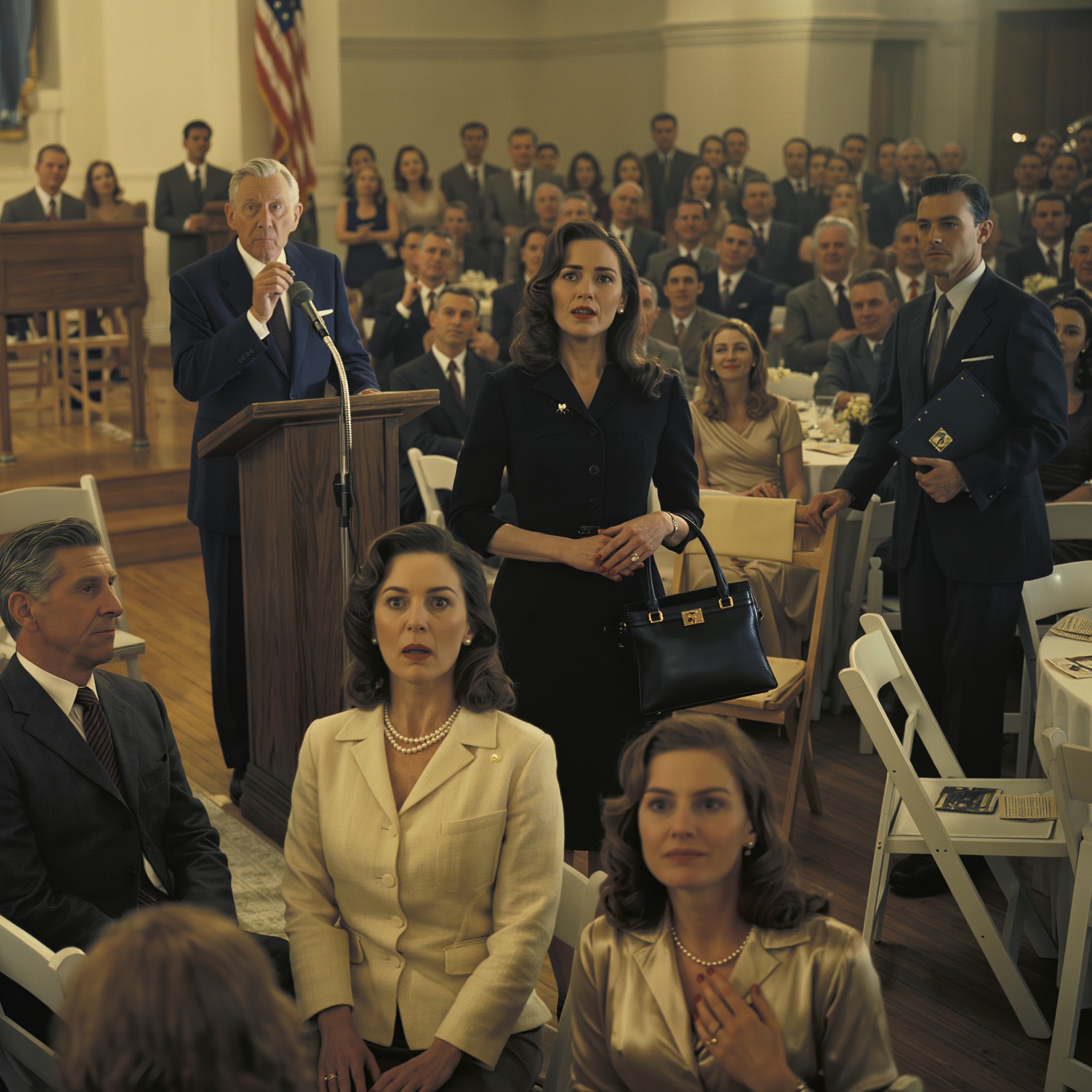 Mijn vader stond voor de hele kerk klaar om over vertrouwen te praten, mijn moeder dacht dat ik nog steeds zo gebroken was dat ik alles zou weggeven, en mijn zus was al begonnen met het uitgeven van het geld van mijn overleden man alsof het van haar was – maar geen van hen wist wat er in mijn tas zat toen ik die kamer weer binnenliep.