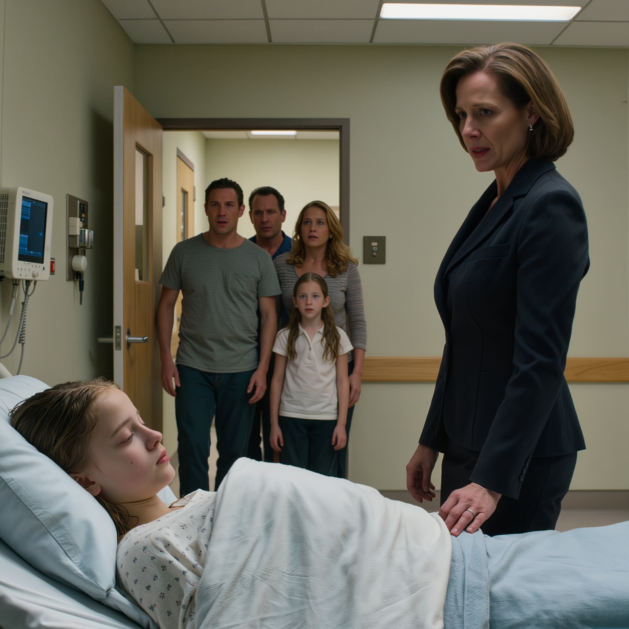 Mijn zus vertelde mijn ouders dat ik was gestopt met mijn studie geneeskunde, een leugen die ons vijf jaar lang van elkaar gescheiden hield. Ze hebben mijn diploma-uitreiking voor mijn specialisatie en mijn bruiloft gemist. Vorige maand werd mijn zus opgenomen in het ziekenhuis. Toen haar behandelend arts binnenkwam, greep mijn moeder mijn vader bij zijn arm en werd het stil.