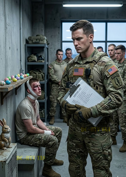 Mijn zoon kwam opdagen bij mijn basis. Zijn gezicht was verminkt. Zijn kaak gebroken. “Pap, de familie van mijn stiefmoeder heeft dit gedaan.” Zeventien mensen hadden hem op kerstavond in elkaar geslagen. Mijn ex-vrouw had het gefilmd. Ik train speciale eenheden om te doden. Ik vroeg mijn huidige klas: “Wie wil extra punten verdienen?” 32 handen gingen omhoog. Ik gaf ze adressen. “Onthoud: geen genade…” Binnen tien dagen waren alle zeventien vermist. Mijn ex-vrouw liet zich opnemen in een psychiatrische instelling. Haar vader, die sheriff was, belde: “Ik weet dat jij dit gedaan hebt…” Ik zei alleen maar: “Bewijs het maar… huilbaby…”