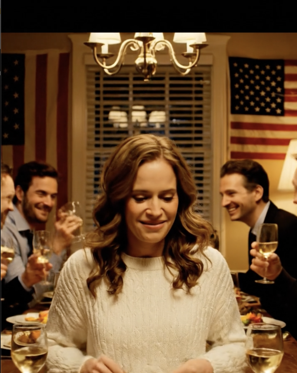 Tijdens Thanksgiving glimlachte Hannah toen haar moeder lachend zei: “Vakantie is voor familie zonder jou”, en de hele tafel lachte mee – maar een week later bracht een bankwaarschuwing van $6.500 van een filiaal in de buurt van het huis van haar ouders de waarheid aan het licht waarvan ze dachten dat ze die nooit zou ontdekken. De stille dochter die ze als een figurant hadden behandeld, nam één beslissing die hun perfecte vakantie aan een zijden draadje deed hangen.