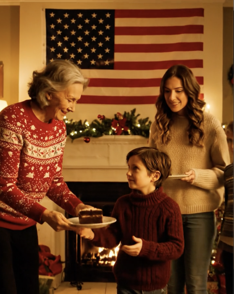 Op kerstavond pakte mijn moeder het laatste stukje pudding, keek naar mijn tienjarige zoon en zei: “Alleen familieleden mogen eten”—maar toen ze me de volgende ochtend 33 keer belde en smeekte voordat de advocaten “alles konden verzegelen”, besefte ik dat het vernederen van mijn kind slechts haar eerste fout was, want de dochter die ze jarenlang had gecontroleerd, was plotseling de enige die tussen mijn ouders en de erfenis stond die ze als veilig beschouwden.