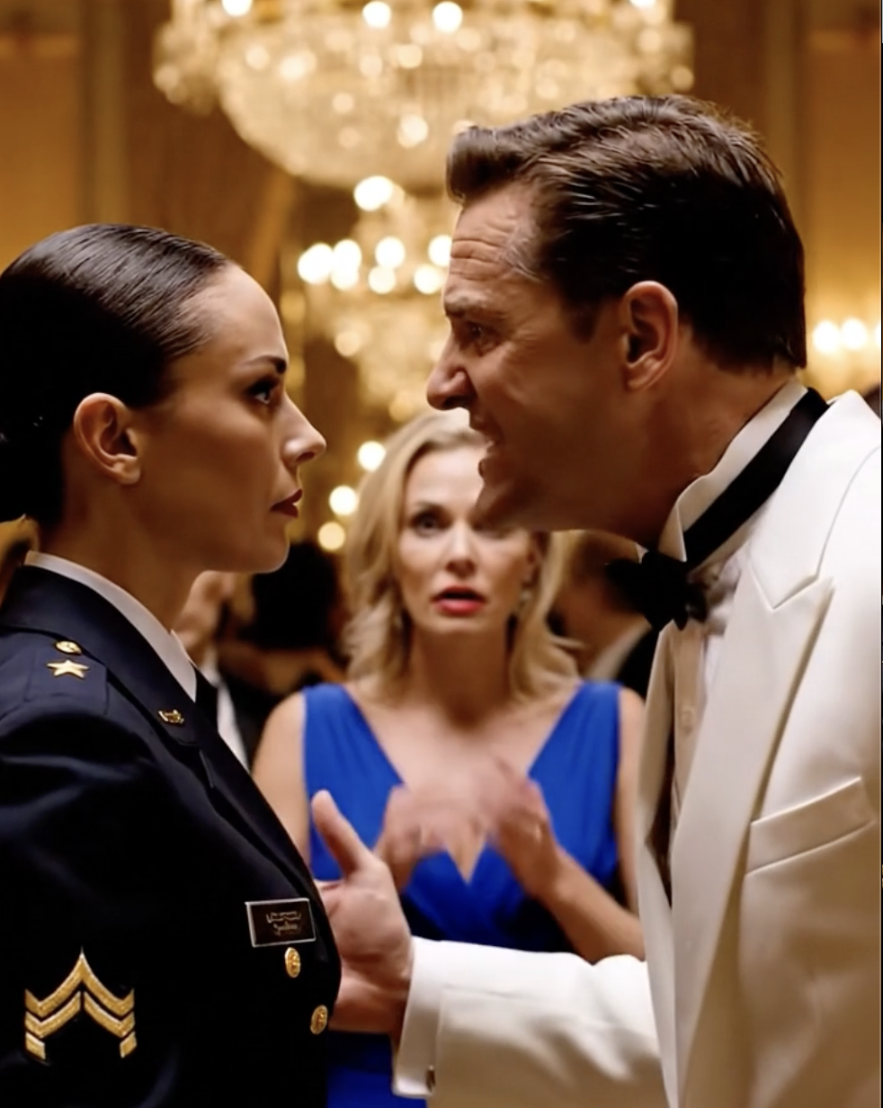 💥 “Ga je omkleden, je ziet er goedkoop uit!” spotte mijn vader nadat mijn jurk was verpest… Minuten later kwam ik terug in een generaalsuniform.