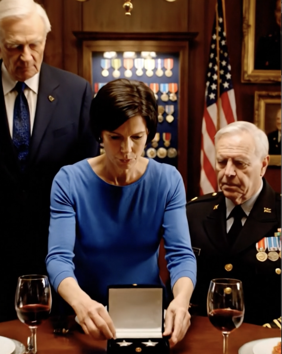 De vader van mijn verloofde nodigde me uit voor het zondagse diner, in de veronderstelling dat ik gewoon een burgervrouw was die met zijn zoon aan het daten was. Vervolgens begon hij me uit te leggen hoe “echt leiderschap” er bij de mariniers uitziet, terwijl we aan een tafel vol gebraden kip zaten. Ik liet hem zijn zin afmaken voordat ik hem eindelijk vertelde wie ik werkelijk was.