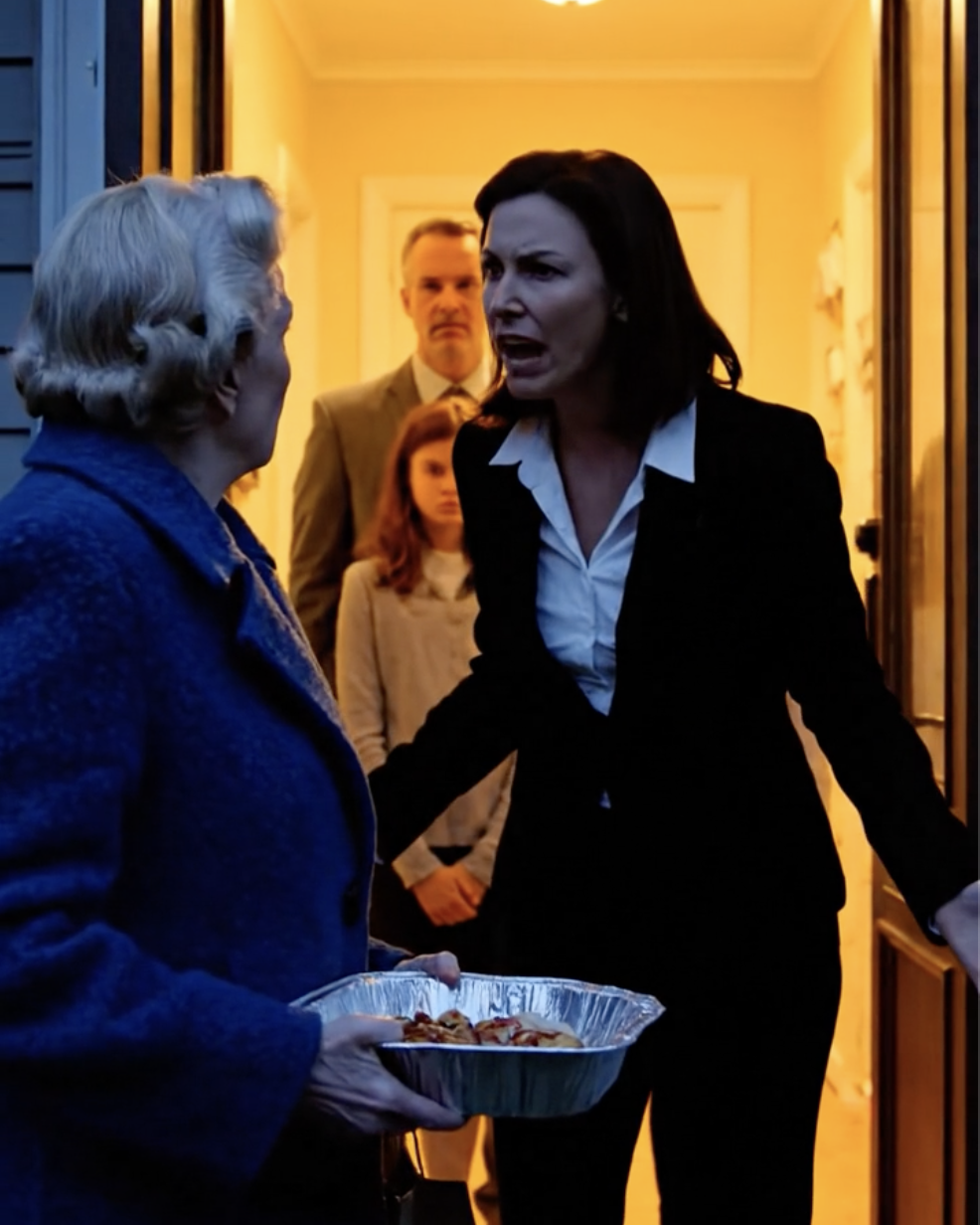 Toen ik op Thanksgiving om 14.00 uur bij mijn dochter thuis aankwam, blokkeerde ze de deuropening en zei: “Wie heeft jou uitgenodigd, oude vrouw? Alleen familie. Ga weg.” Ik zette de warme zoete aardappelovenschotel op de veranda, draaide me om zonder een traan te laten en plande de volgende ochtend een afspraak met mijn advocaat voor erfrechtzaken om 10.00 uur. Een week later belde Jennifer herhaaldelijk, nadat ze had opgemerkt dat er een naam was verwijderd, en eiste te weten wat ik had gedaan.