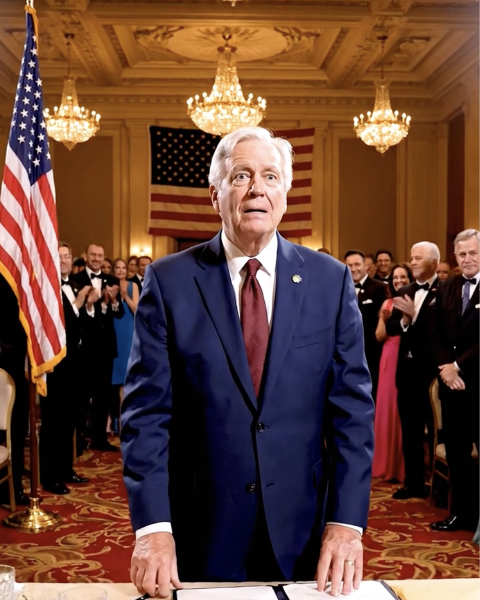 Tijdens mijn afscheidsdiner in een hotel langs de I-84 buiten Hartford, greep mijn vrouw de microfoon voordat ik iemand kon bedanken en kondigde aan dat ze me verliet, terwijl onze kinderen onder de nepkristallen kroonluchters applaudisseerden alsof het hele gebeuren tussen het dessert en de koffie was gepland.