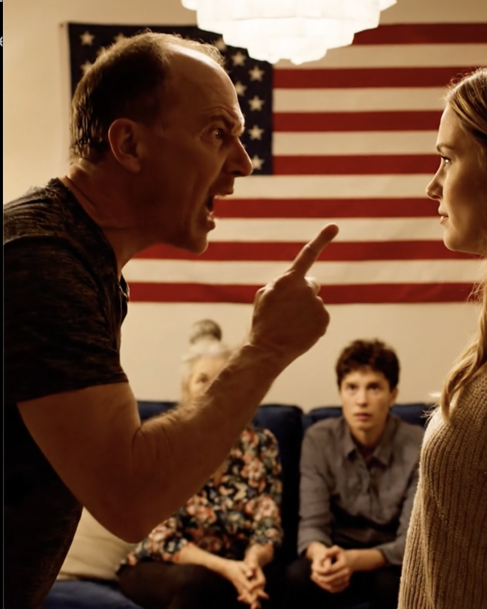 ‘Je kunt je niet eens een auto veroorloven, dus hou je mond,’ sneerde mijn vader tijdens de familiebijeenkomst in de buitenwijken van Portland – pal voor de neus van mijn moeder, mijn zus, die advocaat is in Seattle, en mijn jongere broertje uit Silicon Valley. Precies op dat moment landde de helikopter op het gazon. Ik glimlachte: ‘Mijn vervoer is er.’ Mijn vader verstijfde. Mijn moeder zakte in elkaar…