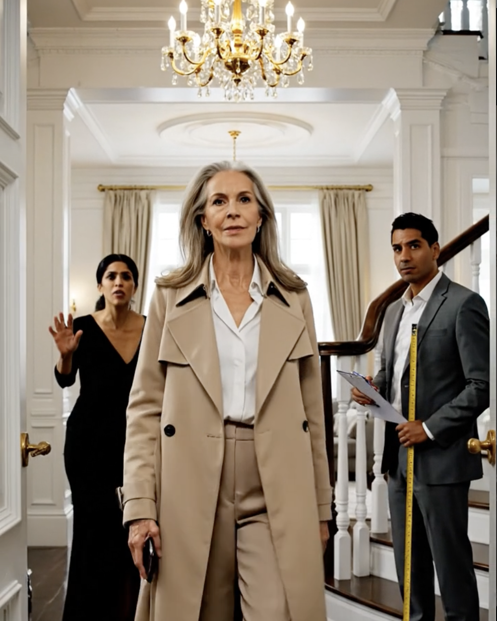 Ik betrapte mijn schoondochter via mijn beveiligingscamera terwijl ze stiekem plannen maakte om haar ouders bij mij in huis te laten wonen, terwijl ik op vakantie was in Hawaï. “Als alles eenmaal verhuisd is, zal ze er geen ophef over maken. Ze is oud, ze zal het gewoon accepteren,” lachte mijn schoondochter tegen haar moeder. Ze dachten dat ik te zwak was om me te verzetten. Maar ze wisten niet dat ik alles had gezien… en ik was al op weg naar huis.