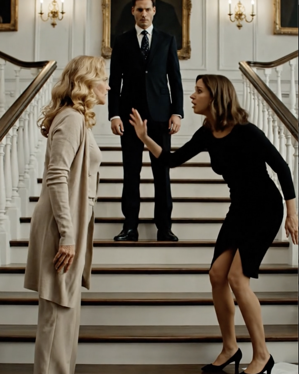 Mijn dochter duwde me van de trap: “Ik ben je zat, mam – ik kan er niet meer tegen. Ga mijn huis uit!” Ik viel en belandde in het ziekenhuis met een gebroken heup en een gipsverband om mijn pols. Maar die roekeloze actie kostte haar en haar man een hoge prijs – en vanaf dat moment stortte hun toekomst volledig in elkaar.