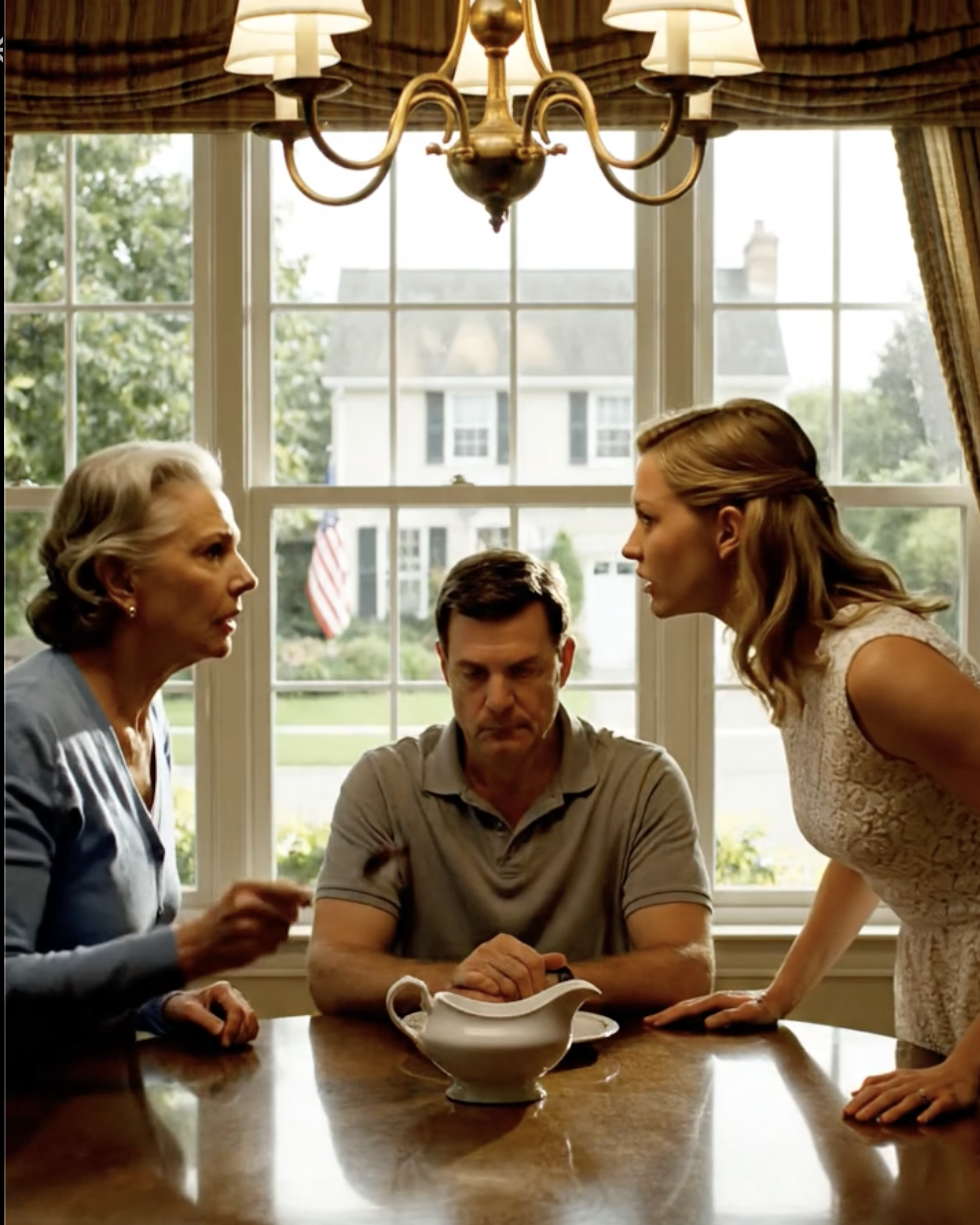 ‘Nu je man dood is, ga je gang en rouw, pak je spullen en kom niet meer terug,’ zei mijn schoondochter midden aan de eettafel, en mijn zoon glimlachte, knikte en voegde eraan toe: ‘Dat huis was toch nooit echt van jou,’ dus ik verhuisde stilletjes zonder een woord te zeggen — de volgende ochtend, toen ik de bank binnenliep, begonnen sommige mensen te beseffen dat ze te snel hadden gesproken.