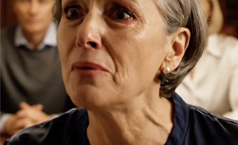 ‘Nu je man er niet meer is, moet je gewoon rouwen, je spullen pakken en nooit meer terugkomen,’ zei mijn schoondochter midden aan de eettafel. Mijn zoon glimlachte en knikte. ‘Het huis was toch nooit echt van jou.’ Ik vertrok stilletjes, zonder een woord te zeggen. De volgende ochtend ging ik naar de bank… en vanaf dat moment begon alles te veranderen.