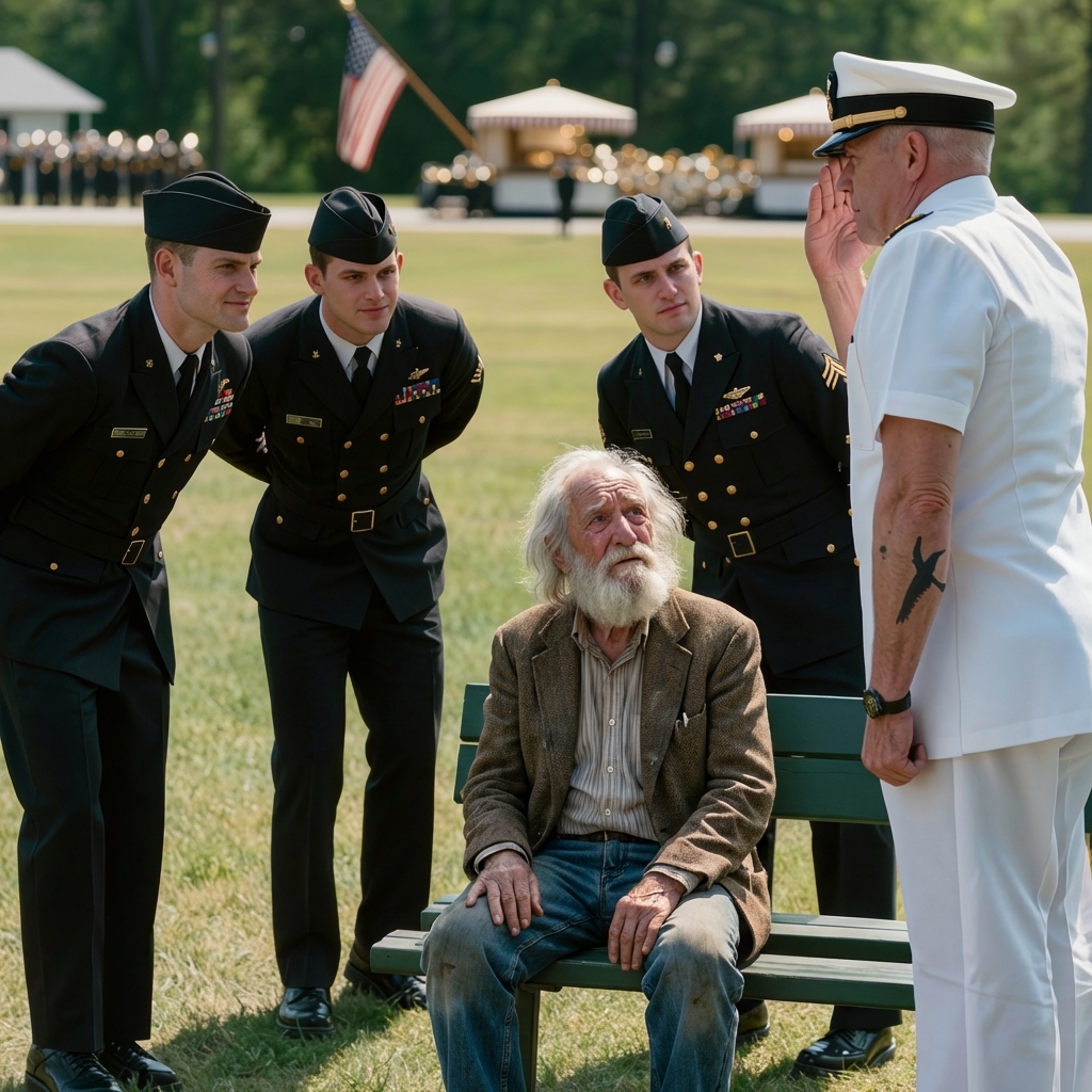 Nuoret alokkaat hihittelivät vanhan veteraanin tatuoinnille – kunnes vanhempi komentaja kääri hihansa.