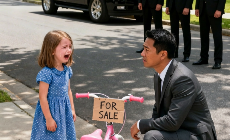 Pieni tyttö myi polkupyöränsä, jotta hänen äitinsä saisi syödä…