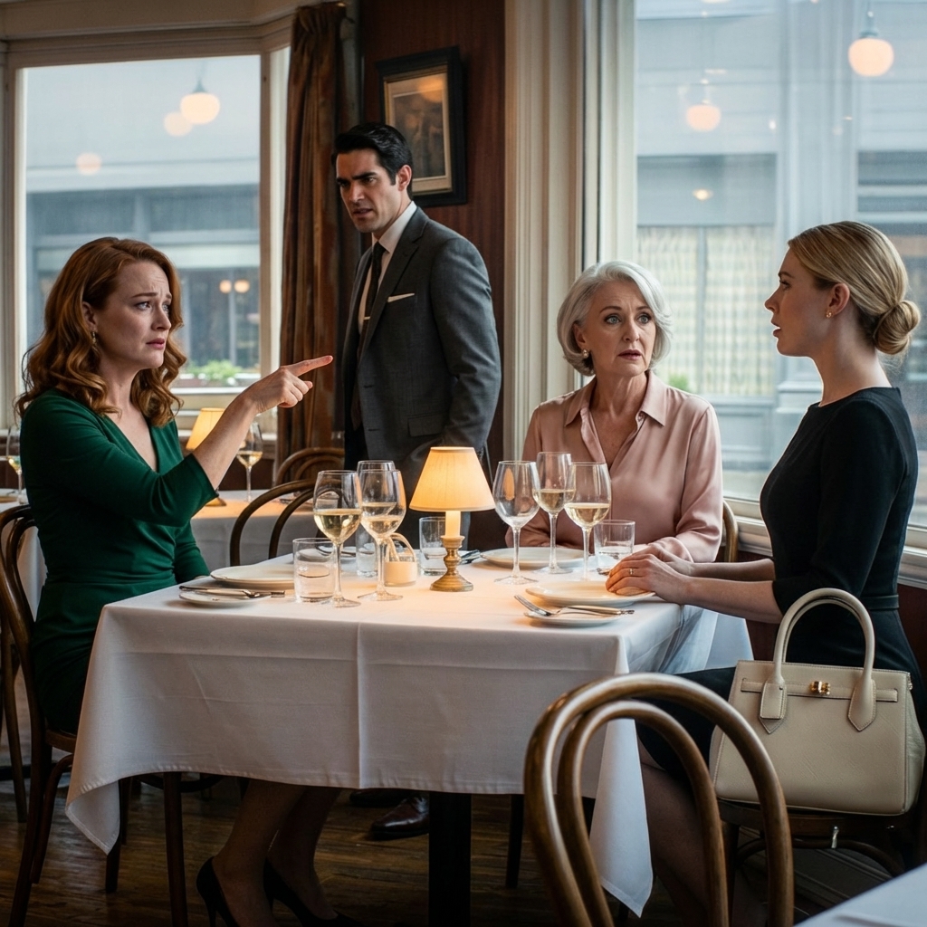 Siskoni kihlajaisillallisella äiti esitteli minut sulhasen perheelle: ”Tämä on toinen tyttäremme – hän siivoaa työkseen.” Isä lisäsi: ”Olemme luopuneet hänestä.” Sulhasen äiti kallistaa päätään, tuijotti minua ja kuiskasi: ”Odota… sinä olet se nainen, joka—” Hän pysähtyi. Koko pöytä vaipui täydelliseen hiljaisuuteen. Äitini kasvot muuttuivat kalpeiksi. – Uutiset