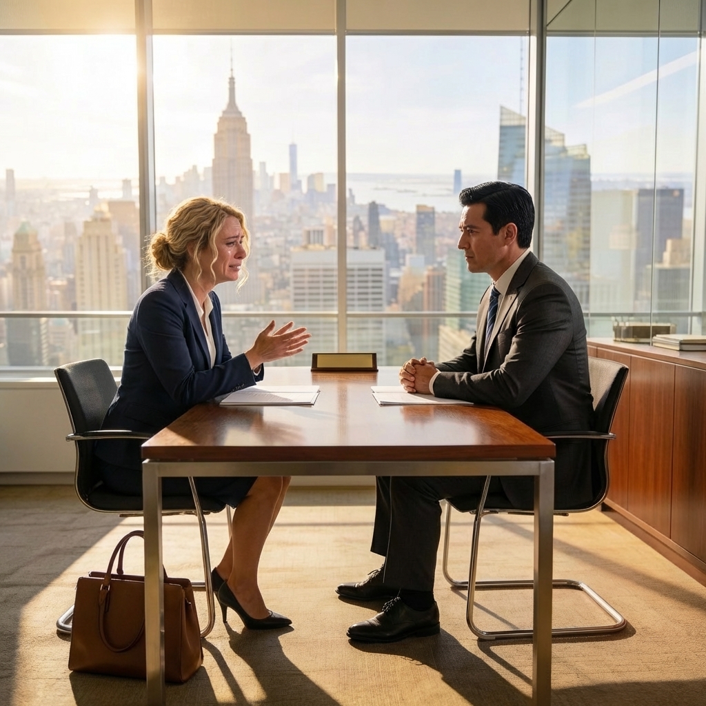 KUN OLIN 7-VUOTIAS, ITKIN JA SANON, ETTÄ MENEN NAIMISIIN NAAPURINI KANSSA. MENIN TYÖHAASTATTELUUN 15 VUOTTA MYÖHEMMIN – TOIMITUSJOHTAJA KATSOI MINUA JA HYMYILI: ‘TOIMITUSJOHTAJA… HAKESITKO HÄNEN VAIMOKSEEN?’