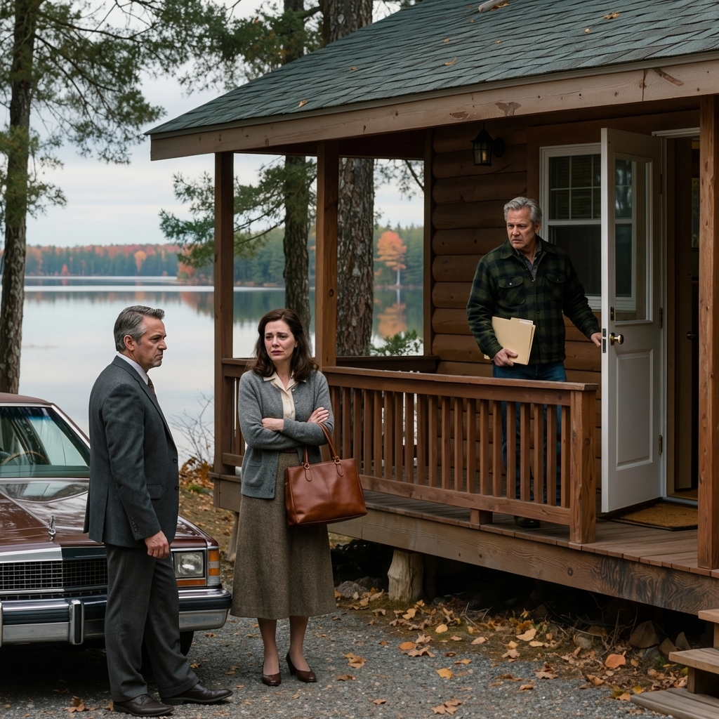 ”Mini sanoi: ’Jos sinulla on ongelmia sen kanssa, myy mökki ja tule takaisin Chicagoon’ – ja lähetti sitten vanhempansa ottamaan haltuunsa järvenrantahuvilan, jonka olin ansainnut 37 vuotta. Hän luuli, että antaisin periksi kuten aina. Mutta siihen mennessä, kun heidän vuokra-autonsa ajoi soratietäni pitkin, minulla oli jo kamerat käynnissä, asianajaja palkkatyössä ja yksi kansio valmiina juuri tätä hetkeä varten.” – Uutiset