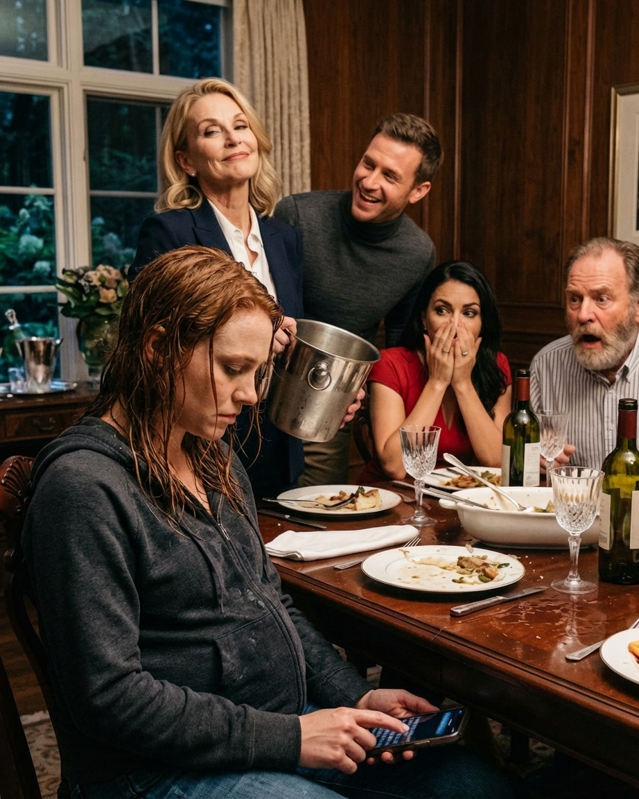 He kaatoivat jäävettä raskaana olevalle kehollesi ja nauroivat sille, että hyväntekeväisyysjärjestö oli vihdoin kylvettänyt sinut. He eivät koskaan unelmoineet, että omistat salaa miljardin dollarin yrityksen, joka ruokki heidän koko perhettään. Kymmenen minuuttia myöhemmin samat ihmiset polvistuivat ja anelevat, ettet tuhoaisi heitä.