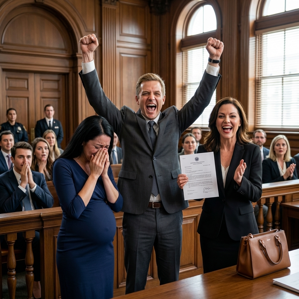 Olin kahdeksan kuukautta raskaana, kun miljardöörimieheni nojasi taaksepäin oikeudessa, virnisti ja sanoi: “Jätät kätesi tyhjin käsin, Allison.” Hän näki raskauteni heikkoutena. Hän uskoi, että avioehto oli jo sinetöinyt kohtaloni. Mutta sitten asianajajani nousi seisomaan ja paljasti lausekkeen, jota koko hänen perheensä oli toivonut minun koskaan löytävän. Sillä hetkellä hänen itseluottamuksensa murtui… ja kaikki muuttui. –