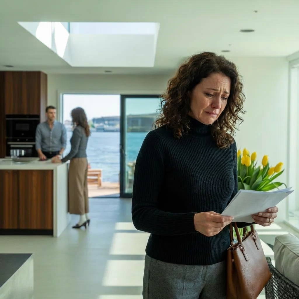 Tulin kotiin etuajassa 3,8 miljoonan dollarin eläkeyllätyslahjan kanssa – Se, mihin kävelin, muutti kaiken – The Archivist3,8 miljoonan dollarin salaisuus: Kuinka tyttäreni puhelu paljasti 30 vuotta kestäneen petoksen  Sain 3,8 miljoonan dollarin eläkepaketin kolmenkymmenen uhrautuvan vuoden jälkeen ja ajoin kotiin kaksi tuntia etuajassa samppanja ja keltaiset tulppaanit kädessäni, sydämeni pamppaillen jännityksestä jakaa tämä virstanpylväs perheeni kanssa.  Mutta heti kun astuin sisään etuovesta, kuulin tyttäreni äänen kantautuvan yläkerrasta – kiireellisen, salamyhkäisen, jonkun kanssa puhelimessa. Jähmetyin käytävään ja kuuntelin.  Se, mitä kuulin seuraavien kahden minuutin aikana, murskasi kaiken, mitä luulin tietäväni perheestäni.  Paperit istuivat rapeina apukuskin paikallani, viralliset postimerkit kimaltelivat Seattlen myöhäisiltapäivän auringossa. Olin pysähtynyt Pike Place Marketissa kotimatkalla – siellä oli Moët-samppanjaa ja keltaisia ​​tulppaaneja, koska mieheni Richard oli kerran sanonut, että keltainen merkitsee iloa.  Kolmekymmentä vuotta. Ajatus pyöri mielessäni suunnistaessani perjantain liikenteessä keskustan läpi. Kolmekymmentä vuotta kahdentoista tunnin työpäiviä, asiakasillallisia, joista en voinut kieltäytyä, viikonloppukäyntejä työmaalla, joita ei voinut lykätä. Olin missannut tasan neljä Emilyn koulun tapahtumaa kahdeksantoista vuoden aikana – neljä sadoista – mutta jostain syystä nuo neljä poissaoloa olivat määrittäneet minut tavoilla, joita ne kaksisataa, joihin olin osallistunut, eivät koskaan määrittäneet.  Richard oli lopettanut työskentelyn viisitoista vuotta sitten, kun hänen opetussopimuksensa ei uusittu. ”Minun täytyy löytää itseni”, hän oli sanonut, ja minä olin tukenut tätä päätöstä. Jonkun oli pidettävä asuntolaina maksettuna, eläkesäästöt rahoitettuina ja lukukausimaksut kurissa.  Emily oli nyt kaksikymmentäkahdeksan, loistava lakimiestyttäreni, joka oli perinyt työmoraalini – tai niin ainakin luulin.  Tulossa kotiin aikaisin  Belleview’n talo tuli näkyviin, se jossa oli vaahterat, jotka olin vaatinut rakennuttajaa istuttamaan, koska ne muuttuivat kultaisiksi joka lokakuu. Itse talo oli minun tavallaan myös kiinteistökaupan jälkeen – olin suunnitellut sen kaksikymmentä vuotta sitten puhtailla linjoilla, lattiasta kattoon ulottuvilla ikkunoilla, joista oli näkymät Washington-järvelle, ja kattoikkunalla eteisen yläpuolella, koska uskoin, että valo voisi täyttää tilat samalla tavalla kuin rakkaus täytti elämän.  Ajoin pihatielle kello 15.32 – tunteja tavallista aikaisemmin. Tämä olisi yllätys. Juhlisimme yhdessä, me kolme, tätä kaiken sen huipentumaa, minkä eteen olin tehnyt töitä.  Etuovi avautui tutun huokauksen saattelemana – itse valitsemani messingistä tehdyt saranat – olivat tukevia, tarkoitettu kestämään sukupolvia. Kattoikkunasta virtasi syyskuun auringonpaiste liuskekivilattialle ja valaistui eteisen hunajanvärisellä valolla.  Koti. Kuljettuani tästä ovesta sisään kolmenkymmenen vuoden ajan uupuneena, olin vihdoin astumassa siitä sisään voitokkaasti.  Sitten kuulin hänen äänensä yläkerrasta – tyttäreni äänestä, joka puhui jostain, mikä kuulosti työhuoneeltani. Hän oli puhelimessa.  Jähmyin tammiportaiden juurelle, käteni yhä ovenkahvalla. Samppanjapullo alkoi hikoilla huuhdetta bleiseriini. Tulppaanit vapisivat otteessani.  “Isä, kun olemme jättäneet hakemuksen, rahat ovat puolet sinun. Äiti ei odota sitä tulevan.”  Sanat eivät aluksi tuntuneet oikein osuvan kohdalleen. Ne tulivat kuin vieras kieli, joka vaatisi käännöstä.  Hetken hiljaisuus, sitten Emily jatkoi: ”Ei, olen jo kopioinut kaikki hänen taloustietonsa. Trevorilla on kaikki tarvittava.”  Sydämeni pysähtyi. Olin siitä varma. Arkkitehdit ymmärtävät rakenteita, ja sillä hetkellä ymmärsin, että elämäni rakenne oli romahtamassa.  Sitten Emily nauroi – ei aitoa lapsuuden nauruaan, iloista ja yllättynyttä, vaan kylmää ja harkittua.  “Isä, hän valitsi työn meidän sijaan. Hän valitsi palkinnot ja tunnustuksen oikean äitiyden sijaan. Hän ei ansaitse sitä rahaa. Me ansaitsemme. Me kärsimme, kun hän rakensi kallisarvoisia rakennuksiaan.”  Toteutus  Seisoin jähmettyneenä samojen tammiportaiden alapäässä, joilla olin valokuvannut Emilyn hänen ensimmäisenä päivänään päiväkodissa – hymy kasvoillaan, hammasrako kasvoillaan ja Sailor Moon -reppu päässään. Samat portaat, joilla olin ottanut kuvia ennen hänen valmistujaisiaan lakiyliopistosta, ylpeydestä mustassa lippalakissa ja iltapuvussa.  Tyttäreni ei ainoastaan ​​pettänyt minua. Hän kirjoitti historiaa uusiksi, pyyhki pois jokaisen uhrauksen, jokaisen anteeksipyytämäni väliin jääneen illallisen ja jokaisen rakennustyömailta tulleen videopuhelun, jossa olin kysynyt hänen läksyistään ja unelmistaan. Hän teki minusta roiston tarinassa, jota en edes tiennyt eläväni.  En mennyt yläkertaan. En kohdannut häntä.  Jokin aivojeni kaukainen, toimiva osa – se osa, joka oli auttanut minua selviytymään kolmenkymmenen vuoden mahdottomista aikarajoista – otti vallan. Laskin samppanjapullon konsolipöydälle varoen kilinää. Laskin tulppaanit sen viereen, niiden keltaiset kukat loistivat tummaa puuta vasten.  Sitten käännyin ja kävelin takaisin autolleni, askeleeni äänettöminä liuskekivellä, jonka olin valinnut, koska se oli kaunis ja kestäisi ikuisesti. Käteni tärisivät niin paljon, että tuskin sain pidettyä ohjauspyörästä kiinni.  Löytö  En mennyt kotiin sinä iltana. Sen sijaan ajoin pohjoiseen I-5-tietä pitkin, lihasmuistin ohjatessa minua kohti Capitol Hilliä ja kahvilaa, jossa tapasin luonnostella suunnitelmia ennen asiakastapaamisia. Istuin takanurkassa, jossa levitin piirustuksia naarmuuntuneille puupöydille.  Istuin siinä kaksi tuntia, kahvini kylmeni ja Emilyn sanat toistuivat: “Hän ei ansaitse sitä rahaa. Me ansaitsemme.”  Me – tyttäreni ja mieheni, olemme yksi yksikkö, salaliitto, jossa minä olemme vihollinen.  Jossain toisen tunnin tienoilla jokin muuttui. Shokki kiteytyi joksikin kylmemmäksi, keskittyneemmäksi. Arkkitehtiaivoni alkoivat toimia – se osa, joka ei panikoi projektien menessä pieleen, vaan ratkaisee ongelmat systemaattisesti.  Otin puhelimeni esiin. Ei viestejä. Ei vastaamattomia puheluita. He eivät tienneet, että tiesin.  Se oli strateginen etu.  Tajusin, ettei Emily tiennyt vielä tarkkaa summaa. Virallinen yhtiön tiedote julkaistaisiin vasta ensi viikolla. Richard ja Emily suunnittelivat keskeneräisillä tiedoilla.  Soitin lähimmälle ystävälleni Diana Fosterille. Hän oli ollut luottohenkilöni 25 vuotta, ja hän osasi lukea hiljaisuuteni paremmin kuin useimmat ihmiset lukevat sanoja.  “Katariina, mikä hätänä?” hän vastasi heti.  Kerroin hänelle – en kaikkea, mutta tarpeeksi. Sen kuullun puhelun. Salaliiton. Sen, miltä tyttäreni ääni kuulosti, kun hän sanoi, etten ansaitse omia rahojani.  ”Emily?” Dianan ääni käheästi epäuskoisena. ”Sinunko Emilysi?”  Juttelimme kaksikymmentä minuuttia. Hän antoi minulle Victoria Kanen nimen, avioeroasiantuntijan, joka hoiti suuria omaisuuseriä koskevia tapauksia. ”Älä mene kotiin tänä iltana”, Diana varoitti. ”Kerää ensin todisteet. Suojele itseäsi ensin. Suri sitten.”  Asian rakentaminen  Seuraavana aamuna tapasin Victorian hänen Tacoman toimistossaan, josta oli näkymät Commencement Baylle. Hän oli nuorempi kuin odotin, ehkä viisikymppinen, ja hänellä oli terävät silmät ja tummansininen puku, joka huokui ehdotonta pätevyyttä.  “Kerro minulle kaikki”, hän sanoi.  Niin teinkin – eläkepaketin, ajoin kotiin samppanja kädessä, seisoin tammiportaikossani ja kuuntelin tyttäreni juonittelevan taloudellista tuhoani miehen kanssa, jota olin elättänyt viisitoista vuotta.  Victoria teki muistiinpanoja nopein, päättäväisin vedoin. Kun olin lopettanut, hän nojasi taaksepäin.  – Tyttäresi ei ainoastaan ​​petä sinua, hän sanoi suoraan. – Jos hän toimii miehesi oikeudellisena neuvonantajana avioerossa, johon sinä olet osallisena, hän syyllistyy vakavaan eturistiriitaan. Tämä voi tuhota hänen uransa.  Rintakehäni puristui. ”Hän on silti tyttäreni.”  – Ja hän yrittää yhä varastaa sinulta, Victoria vastasi pehmentymättä. – Kysymys kuuluu: aiotko antaa hänen tehdä niin?  Tuijotin ikkunasta ulos lahtea ja katselin lauttamatkaa veden yli kohti näkemättömiä kohteita.  ”Ei”, sanoin lopulta. ”En aio päästää heitä.”  Tutkinta  Victoria yhdisti minut Owen Sullivaniin, eläkkeellä olevaan Seattlen poliisietsivään, joka oli erikoistunut omaisuuserien avioerotapausten valvontaan. Hänen toimistonsa oli ahdas ja täynnä asiakirjoja, ja hänellä oli sellainen ilme, että hän oli nähnyt kaiken kahdesti.  ”Tärkeintä”, Owen sanoi minulle, ”älä muuta käytöstäsi kotona. Käyttäydy normaalisti. Ole se vaimo ja äiti, joka olet aina ollut.”  Tuo ohje sai minut haluamaan oksentaa.  Mutta tein sen. Menin kotiin sinä iltana ja esitin täydellistä vaimoa. Richard laittoi illallista – epätavallista sinänsä – ja tervehti minua helpottuneena, kun kävelin sisään.  “Siinäpä. Aloin jo huolestua. Missä olet ollut?”  Valehtelin sujuvasti. ”Shoppailua, ajelua ympäriinsä. Tarvitsin vain aikaa eläkkeelle siirtymisen sulatteluun.”  Emily saapui hieman kuuden jälkeen viinipullon kanssa. Hän suukotti minua poskelle ja kutsui minua ”äidiksi”, kuten hän oli tehnyt lapsuudesta asti. Katselin häntä koko illallisen ajan – hän ei katsonut minua silmiin kertaakaan. Richard oli yli-innostunut, kosketti kättäni, kehui ruokaa ja nauroi vitseille, jotka eivät olleet hauskoja.  Syyllisyys. He molemmat hukkuivat syyllisyyteen.  Kun he kysyivät eläkepaketista, pidin vastaukseni tarkoituksella epämääräisinä.  – Viimeistelen vielä papereita, sanoin. – Veroasiat, annuiteettirakenteet. Tiedän lisää ensi viikolla.  Emilyn silmät kapenivat hieman, mutta hän hyväksyi selityksen.  Todisteet  Neljä päivää myöhemmin Owen soitti ja kertoi tuloksista, jotka ylittivät pahimmat pelkoni.  – Minulla on kaikki mitä tarvitset, hän sanoi. – Voitko nyt tulla sisään?  Istuin hänen vastapäätä, kun hän esitteli valokuvia kuin todisteita murhaoikeudenkäynnissä. Tavallaan ne olivatkin – avioliittoni, perheeni, luottamukseni murha.  ”Jessica Warren”, hän sanoi ja työnsi valokuvan minua kohti. ”Neljäkymmentäneljä. Joogaohjaaja.”  Kuvassa oli minua nuorempi, viehättävä ja hyväkuntoinen vaalea nainen. Richard seisoi hänen vieressään käsi naisen alaselällä.  ”Suhde on kestänyt jo puolitoista vuotta”, Owen jatkoi.  Puolitoista kuukautta. Puolitoista vuotta valheita, samalla kun tein töitä elättääkseni meidät.  Useammissa kuvissa Richardilla oli avaimet kerrostaloon Fremontissa. “Hän on pitänyt asuntoa. Hän elää kaksoiselämää.”  Owen työnsi tiliotteet pöydän yli. ”127 000 dollaria siirretty yhteiseltä tililtäsi viimeisen puolentoista vuoden aikana.”  Silmäilin merkintöjä – pieniä määriä, kaksi tai kolme tuhatta kerrallaan, ei mitään niin suurta, että se olisi herättänyt huomioni kiireisen työpäiväni aikana.  “Kuka valtuutti nämä siirrot?” kysyin, vaikka tiesin jo asian.  “Tyttäresi. Hän hyväksyi heidät perheen talousneuvojaksi.”  Emily oli rahoittanut isänsä suhdetta minun rahoillani.  Mutta pahin paljastus oli vielä tulossa. Owen näytti minulle kuvia Emilystä ja Jessica Warrenista kahvilla – ei vain kerran, vaan kuusi kertaa kuuden kuukauden aikana. Kuvia heistä yhdessä ostoksilla, nauramassa kuin ystävät.  – Tyttäresi on tiennyt suhteesta, Owen sanoi. – Hän on ollut osa suunnitelmaa.  Viimeinen petos  Viimeisessä valokuvassa oli kolme ihmistä hienostuneessa ravintolassa: Richard, Emily ja mies, jota en tunnistanut – ehkä nelikymppinen, kallis puku, itsevarma ryhti.  – Trevor Banks, Owen selitti. – Tyttäresi entinen työtoveri. Hän on heidän avioeroasianajajansa.  Tuijotin kuvaa miehestäni, tyttärestäni ja lakimiehestä, jota en ollut koskaan tavannut, kun he juonittelivat viinin ja alkupalojen äärellä viedäkseen kaiken rakentamani.  – Eli Emily ei vain auta Richardia suunnittelussa, sanoin hitaasti. – Hän on hankkinut asianajajan.  – Enemmänkin kuin tuo, Owen sanoi. – Banks hoitaa heidän tapaustaan ​​ja Emily toimii hänen avustajanaan. Se on vakava eturistiriita, joka voi tuhota heidän molempien urat.  Jokin sisälläni viimein napsahti kiinni – ei suruksi, vaan kylmäksi, teräväksi laskelmoinniksi.  – Hankkikaa minulle kaikki, sanoin hiljaa. – Jokainen tapaaminen, jokainen tapahtuma, jokainen keskustelu. Haluan dokumentaation jokaisesta heidän tekemästään liikkeestä.  Owen nyökkäsi. ”Aiotko lähteä sotaan?”  “Aion voittaa.”  Ansa  Minulla oli viikko aikaa ennen kuin kysymykset tulisivat kiihtyneemmiksi. Yhtiön tiedote oli määrä julkaista neljäntenätoista päivänä. Käytin tuon ajan suoritukseni hiomiseen, kun Owen keräsi lisää todisteita.  Kun vihdoin kerroin heille eläkepaketista, annoin heille huolellisesti laadittua väärää tietoa.  ”Summana huomattava summa”, sanoin viinin ääressä keittiönpöydän ääressä. ”Noin 3,8 miljoonaa dollaria.”  Emilyn silmät loistivat ahneudesta.  Mutta jatkoin sujuvasti: ”Se on kyllä ​​monimutkaista. Verojen, pakollisen annuiteettirakenteen ja kaikkien maksujen jälkeen käteistä on minulle saatavilla vain noin 800 000 dollaria. Loput on sidottu maksuihin kahdenkymmenen vuoden aikana.”  Katselin Emilyn ilmeen synkkenevän hänen käsitellessään tätä tietoa. Katselin heidän molempien laskevan uudelleen, katselin ahneuden muuttuvan pettymykseksi.  Kahdeksansataatuhatta ei ollut tarpeeksi julkisen taistelun riskeeraamiseksi. Heidän salaliittonsa kiireellisyys katosi.  Olin ostanut itselleni aikaa.  Vastahyökkäys  Kahdenkymmenentenäseitsemäntenä päivänä, vain kolme päivää ennen rahojen siirtoa, Victoria esitteli lopullisen strategiamme.  – Kaikki on valmista, hän sanoi ja liu’utti papereita pöytänsä poikki. – Peruuttamaton trusti on allekirjoitettu. Rahat siirtyvät suoraan siihen – Richard ei voi vaatia sitä avio-oikeuden piiriin kuuluvaksi omaisuudeksi.  Hän näytti minulle kolme manillakansiota: valitukset Washingtonin osavaltion asianajajaliitolle Emily ja Trevor Banksin puolesta sekä avioerohakemuksen kaikkine todisteineen.  ”Arkistoidaan kaikki samanaikaisesti heti siirron valmistuttua”, Victoria selitti. ”Heillä ei ole aikaa reagoida.”  Kolmantenatoista päivänä, kello 9.47, puhelimeni surisi pankki-ilmoituksen kera: Tilisiirto vastaanotettu: 3 800 000 dollaria.  Kello 11.15 Victoria ja minä seisoimme King Countyn oikeustalolla jättämässä avioeropapereita. Keskipäivään mennessä asianajajavalitukset oli jätetty. Kello 14 mennessä haastemiehet jakoivat papereita sekä Richardille että Emilylle.  Puhelimeni alkoi soida heti. En vastannut.  Emilyltä tuli seitsemäntoista vastaamatonta puhelua viidentoista minuutin aikana. Sitten soitti Richard ja huusi avio-oikeudenkäynnistä ja varkaudesta. Kuuntelin rauhallisesti ja käskin hänen soittaa asianajajalleen: ”Ai niin, hänetkin ollaan kohta erottamassa asianajajakunnasta.”  Jälkiseuraukset  Emily ilmestyi Dianan talolle, jossa asuin, itkien kuistilla ja anelemalla minua puhumaan hänelle.  ”Äiti!” hän huusi. ”Ole kiltti! Olen sinun tyttäresi!”  Katselin yläkerran ikkunasta, kuinka tyttäreni – lapsi, jota olin kantanut sylissäni yhdeksän kuukautta, opettanut piirtämään ja auttanut yliopistohakemuksissa – itki ja jyskytti ovea.  ”Hän lakkasi olemasta tyttäreni”, sanoin Dianalle hiljaa, ”kun hänestä tuli viholliseni.”  Emily menetti työpaikkansa välittömästi. Baari peruutti hänen toimilupansa kahdeksi vuodeksi. Trevor Banks erosi ennen kuin hänet ehti erottaa. Richardin rakastajatar Jessica jätti hänet tekstiviestillä heti, kun rahat katosivat.  Muutaman viikon kuluessa Richard asui yksin yksiössä, haukkui minua humalaiseksi ja syytti tilanteestaan ​​kaikkia muita paitsi itseään.  Olin voittanut. Täysin ja ehdottomasti.  Miksi sitten tuntui siltä, ​​että olin menettänyt kaiken tärkeän?  Tilinpäätös  Kuusi kuukautta myöhemmin olin muuttanut San Juanin saarilla sijaitsevaan mökkiin, josta oli merinäköala. Avasin pienen arkkitehtuuristudion, joka teki pro bono -työtä – suunnittelin rakennuksia voittoa tavoittelemattomille organisaatioille, veteraanijärjestöille ja naisten turvakodeille. Projekteja ihmisille, jotka todella tarvitsivat niitä.  Diana jäi eläkkeelle ja muutti lähistölle. Patikoimme yhdessä useimpina aamuina ja joimme kahvia terassillani iltapäivisin. Hän ei koskaan kysynyt Emilystä, vaan odotti, että minä ottaisin asian puheeksi.  En koskaan tehnyt niin.  Vuoden kuluttua avioerohakemuksen jättämisestä löysin sähköpostilaatikostani Emilyn lähettämän sähköpostin. Aihe: ”Olen pahoillani.”  Tuijotin sitä kolme päivää ennen kuin avasin sen. Kaksituhatta sanaa anteeksipyyntöä, katumusta ja tunnustusta siitä, että hän oli tuhonnut kaiken hyvän suhteessamme rahan vuoksi, jota hän ei edes tarvinnut.  ”Minulla ei ole enää mitään, äiti”, hän kirjoitti. ”Ja se on saanut minut ymmärtämään, että käytit koko elämäsi varmistaaksesi, että minulla oli kaikki, ja minä maksoin sinulle takaisin yrittämällä tuhota sinut. Olit hyvä äiti. Minä olin kamala tytär.”  Luin sen seitsemäntoista kertaa. Näytin sen Dianalle. Istuin kannettava tietokone auki, kursori vastauspainikkeen päällä.  Mutta en koskaan vastannut.  Totuus, jonka opin  Ihmiset kysyvät, kadunko tekoani – kadunko tyttäreni uran tuhoamista, kadunko rahan valitsemista perheen sijaan.  Mutta he kysyvät väärän kysymyksen.  Oikea kysymys kuuluu: kadunko sitä, että vihdoin suojelin itseäni, vaikka vaihtoehtona oli ollut antaa heidän viedä kaikki, minkä olin saavuttanut? Kadunko sitä, että kieltäydyin tulemasta kohdelluksi kuin pankkiautomaatiksi, jolla on syke?  Ei. En kadu sitä.  Kadunko, että tähän tilanteeseen päädyttiin? Sitä, ettei suhdettani tyttäreeni voitu pelastaa?  Kyllä. Joka ikinen päivä.  Mutta opin jotain ratkaisevan tärkeää: et voi rakentaa suhdetta pelkästään yhden ihmisen varaan. Siihen tarvitaan kaksi ihmistä, jotka molemmat ovat valmiita kantamaan taakan.  Kannoin perhettämme kolmekymmentä vuotta. Sillä hetkellä kun pyysin heitä kantamaan oman osuutensa, he päättivätkin purkaa kaiken.  Oppitunti  Tämän olisin toivonut tietäväni kolmekymmentä vuotta sitten: rakkaus ilman kunnioitusta on pelkkää orjuutta.  Tyttäreni ja mieheni eivät rakastaneet minua – he tarvitsivat minua. He tarvitsivat tulojani, vakauttani, halukkuuttani uhrata kaikki heidän mukavuutensa vuoksi. Mutta he eivät koskaan kunnioittaneet minua rehellisyyden, uskollisuuden tai perustavanlaatuisen kunnollisuuden arvoisena ihmisenä.  Vietin kolme vuosikymmentä ilman rajoja, vakuuttuneena siitä, että loputon antaminen todisti rakkauteni. Joten kun petos tuli, minun piti rakentaa niin korkeita muureja, ettei edes oma tyttäreni pystynyt kiipeämään niitä.  Jos olisin puhunut vuosia aiemmin – jos olisin sanonut ”Tunnen itseni näkymättömäksi” tai ”Tarvitsen sinunkin ilmestyvän luokseni” – ehkä emme olisi päätyneet tähän.  Mutta en tehnyt niin. Jatkoin antamista, kunnes ei ollut enää mitään otettavaa. Ja kun lopulta sanoin “riittää”, he näkivät minussa roiston.  Uusi säätiö  Nykyään asun hiljaa saarimökissäni. Suunnittelen rakennuksia ihmisille, jotka niitä tarvitsevat. Kävelen rannalla, jossa miekkavalaat liikkuvat veden halki kuin varjot. Juon kahvia Dianan kanssa, sen ainoan ihmisen, joka seisoi rinnallani, kun maailmani romahti.  Emilyn sähköposti on yhä postilaatikossani – luettu seitsemäntoista kertaa, mutta siihen ei ole koskaan vastattu. Ehkä jonain päivänä vastaan. Ehkä en.  Mutta olen oppinut tämän: tärkein rakennelma, jonka voit suunnitella, on sellainen, joka pitää rauhan omassa sielussasi. Ja perustani on vihdoin vankka.  Vietin kolmekymmentä vuotta rakentaen muiden ihmisten unelmia, samalla kun oma perheeni suunnitteli tuhoani. Nyt rakennan jotain uutta – jotain pienempää, mutta jotain, joka on minun.  Ja ehkä, ehkä vain, se riittää.  Nimeni on Catherine Hayes. Suojelin 3,8 miljoonaa dollaria ihmisiltä, ​​jotka luulivat ansaitsevansa sen enemmän kuin minä. Pelastin itseni 30 vuotta kestäneeltä rakkaudeksi naamioidulta valheelta.  Jotkut voitot maksavat kaiken, minkä puolesta luulit taistelevasi. Mutta joskus voittaminen tarkoittaa sitä, että oppii taistelleensa koko ajan väärien asioiden puolesta.  Tärkein oppitunti, jonka voin jakaa: älä odota petoksen asettavan rajoja. Älä uhraa itseäsi niin täydellisesti, että katoat. Ja muista – ihmiset, jotka todella rakastavat sinua, eivät rankaise sinua itsesi suojelemisesta.  He kunnioittavat sinua siitä, että vihdoin löysit rohkeuden tehdä sen.    Lila Hart on omistautunut digitaalisen arkistonhoitaja ja tutkimuksen asiantuntija, jolla on tarkka silmä merkityksellisen sisällön säilyttämiseen ja kuratointiin. TheArchivistsilla hän on erikoistunut digitaalisten arkistojen järjestämiseen ja hallintaan varmistaen, että arvokkaat tarinat ja historialliset hetket ovat saatavilla tuleville sukupolville.  Lila suoritti historian ja arkistotutkimuksen tutkinnon Edinburghin yliopistossa, jossa hän kehitti intohimoaan menneisyyden dokumentointiin ja kulttuuriperinnön säilyttämiseen. Hänen asiantuntemuksensa on perinteisten arkistointitekniikoiden yhdistäminen nykyaikaisiin digitaalisiin työkaluihin, minkä ansiosta hän pystyy luomaan kattavia ja mukaansatempaavia kokoelmia, jotka resonoivat yleisöjen kanssa maailmanlaajuisesti.  TheArchivists- arkistossa Lila tunnetaan pikkutarkasta yksityiskohtien huomioimisesta ja kyvystään paljastaa piilotettuja helmiä laajoista arkistoista. Hänen työtään ylistetään sen syvyydestä, aitoudesta ja panoksesta tiedon säilyttämiseen digitaalisella aikakaudella.  Lila on sitoutunut säilyttämään tärkeitä tarinoita ja intohimoisesti tutkii historian ja teknologian yhtymäkohtia. Hänen tavoitteenaan on varmistaa, että jokainen hänen käsittelemänsä sisältö heijastaa inhimillisten kokemusten rikkautta ja pysyy inspiraation lähteenä vuosiksi eteenpäin.  Edellinen luku Seuraava luku