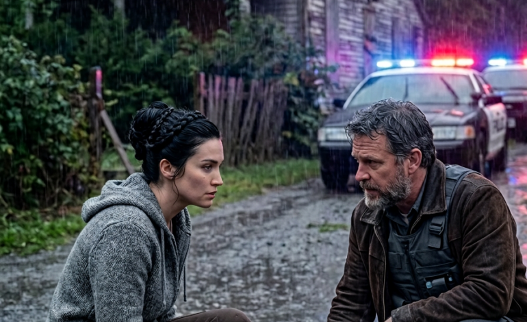 SINÄ AAMUNA, KUN ISOÄITINI TESTAMENTTI LUETTIIN, PERHEENI LÄHTI RIKKAANA—JA MINÄ LÄHDIN ULOS MÄDÄNTYNEEN TALON KANSSA, JOTA KUKAAN EI HALUNNUT, KUN ISÄNI HYMYILI JA SANOI: ‘HÄN ANTOI SINULLE SEN, MITÄ KESTIT.’ NELJÄ KUUKAUTTA MYÖHEMMIN TYÖNJOHTAJANI SOITTI MINULLE KLO 22, ääni väristen: ‘ROUVA… LÖYSIMME JOTAIN SEINÄN SISÄLTÄ.’ KUN SAAVUIN SATEESSA, KAKSI POLIISIAUTOA OLI JO PIHALLA—JA POLIISI PYYHKI PÖLYJÄ TERÄSLAATIKOSTA, JONKA HE OLIVAT VETÄNEET VÄÄRÄN SEINÄN TAKAA… MINUN NIMIKIRJAIMENI KAIVERRETTU KANNESSA. POLVISTUIN AVATAKSENI SEN—JA POLIISI PYSÄYTTI MINUT KYLMÄSTI: ‘ROUVA… ENNEN KUIN RIKOT SINETIN, MINUN TÄYTYY TIETÄÄ—KUKA PERHEESSÄSI TIETÄÄ, ETTÄ OLET TÄÄLLÄ…?’