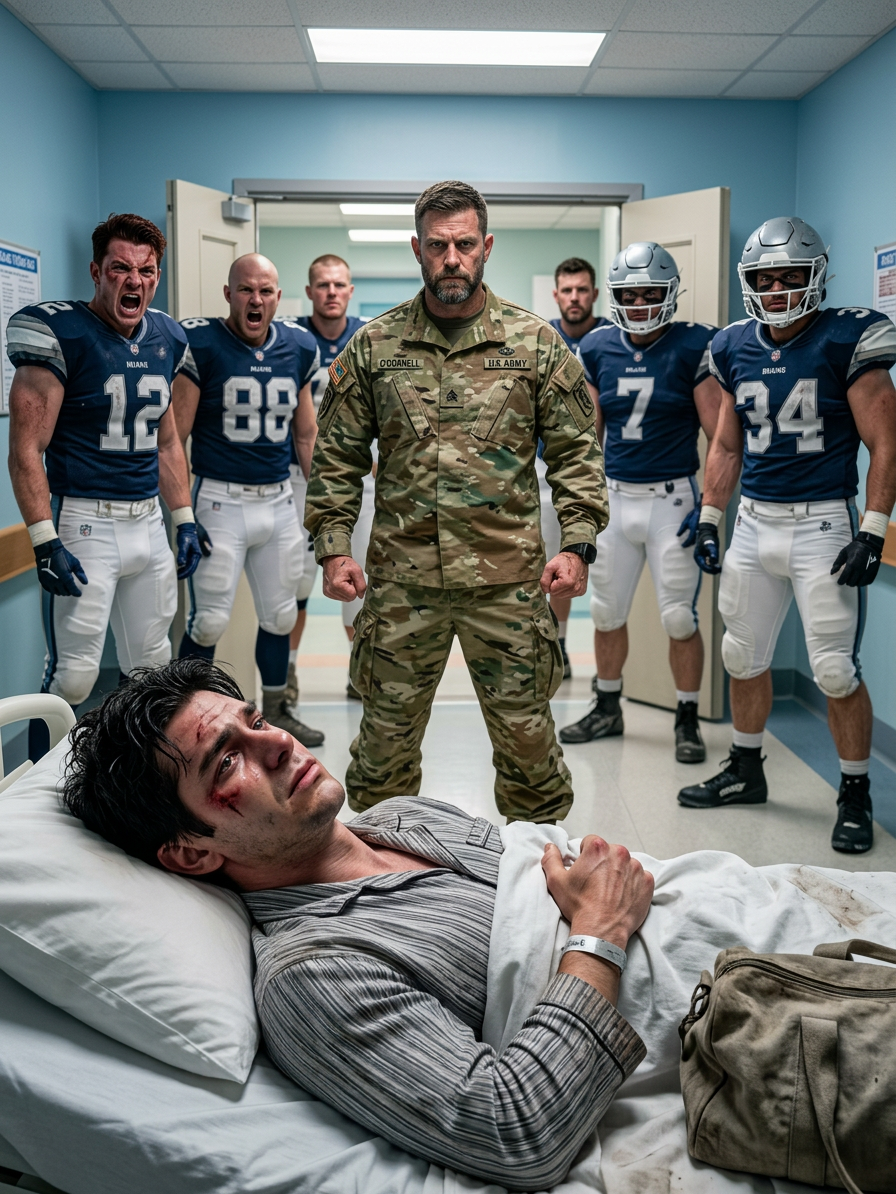 Työskentelin Delta Forcen operaattorina 22 vuotta. Poikani opettaja soitti: “Seitsemän vanhempaa jalkapalloilijaa vei hänet sairaalaan.” Näin hänet teho-osastolla kallonmurtuman vuoksi. Kävin koululla. Rehtori kysyi: “Mitä aiot tehdä, sotilaspoika?” En vastannut. 72 tunnin sisällä kaikki seitsemän pelaajaa olivat samassa sairaalassa. Heidän isänsä ilmestyivät ovelleni pesäpallomailojen kanssa. Suuri virhe…