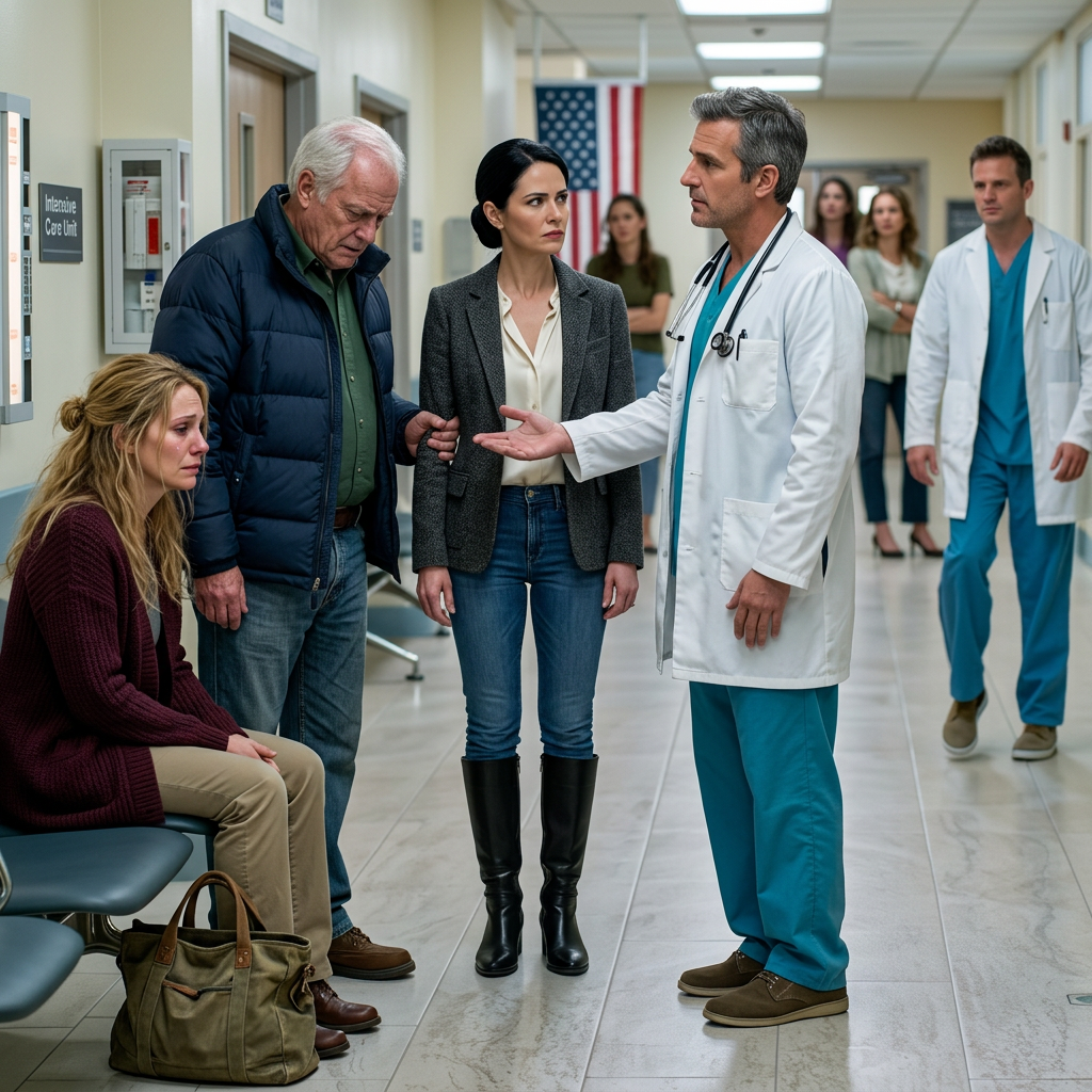 Isäni tiuskaisi tönäisten tuoliani jalallaan. “Hiljaa.” Siskoni hymyili, kun irvistin. Lääkäri astui sisään – ja huone muuttui. – Uutiset