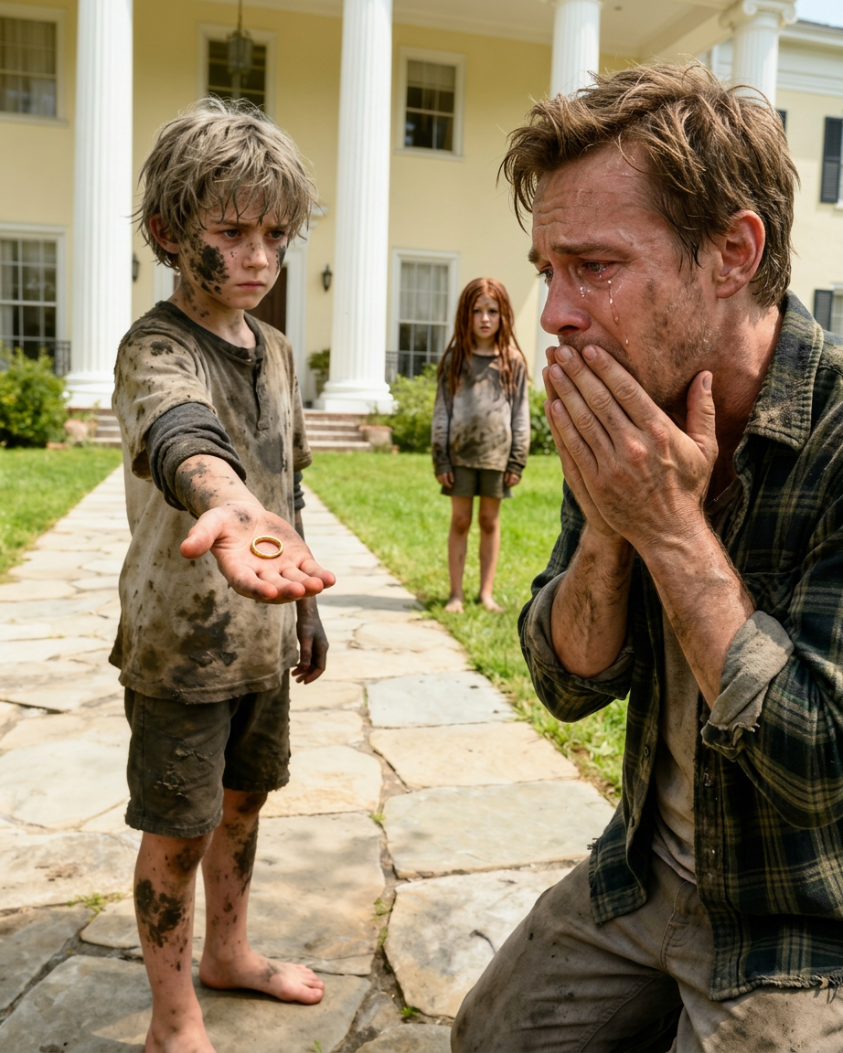 Kaksi lasta koputti tuntemattoman oveen ja pyysi saada siivota hänen pihansa ruoan saamiseksi – he eivät koskaan uskoneet, että yksinkertainen pyyntö muuttaisi heidän kaikkien elämät ikuisesti…-nhuy