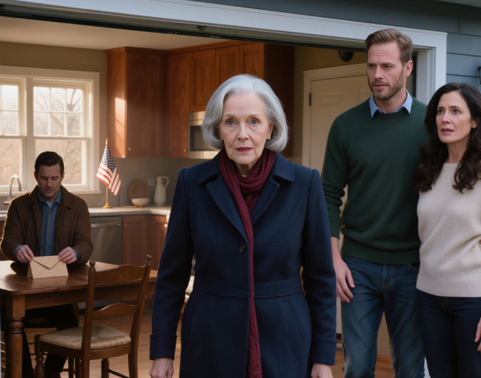 Poikani sanoi, että pärjäisin kyllä ​​autotallissa nukkuessani: ”Ole siellä vain hetki, äiti. Vain hetki. Autotalli antaa kaikille vähän enemmän tilaa.” Vietin siellä kaksi jäätävää yötä keskellä Pennsylvanian talvea. Kolmantena yönä kävelin takaisin keittiöön… kirjekuori kädessäni. – Uutiset