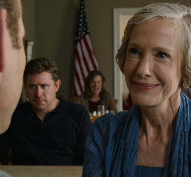 Illallisella Richmondin lähiössä äiti luki hänelle, että se oli vain muodollisuus: veljeni sai maatilan ja 400 000 dollaria kodin ostamiseen, kun taas minä sain vain “siunauksen ja rukouksia” vuosien hiljaisen kantamisen jälkeen laskuista, joita hän ei koskaan edes maininnut – hymyilin silti ja sanoin kiitos, ja kuukauden alussa hiljaisuuteni oli saanut koko perheen hermostumaan.