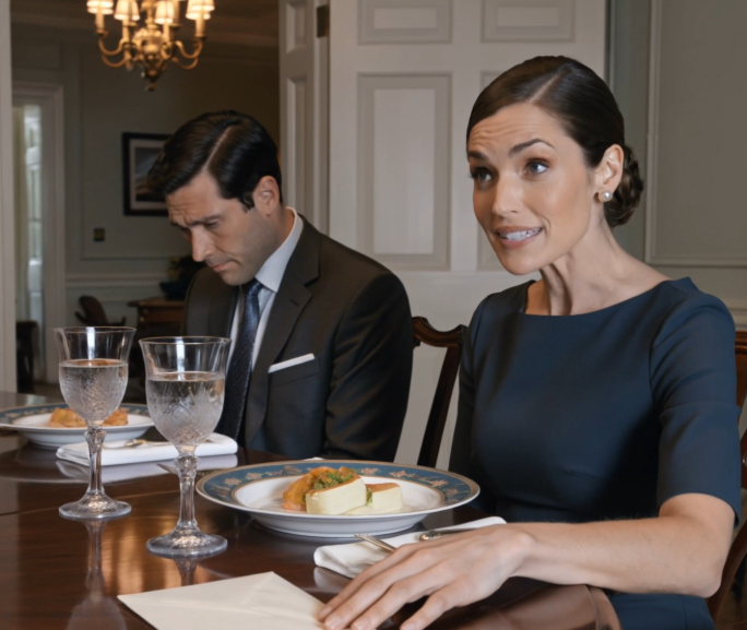 Kirjekuori liukui kiillotetun tammipöydän poikki ja pysähtyi lautaseni viereen niin hiljaa, että se hetken tuntui melkein kohteliaalta. Robert Harper piti kahta sormea ​​kirjekuoren päällä hetken kauemmin, aivan kuin hän olisi halunnut minun ymmärtävän sisällä olevan numeron ennen kuin edes katsoin. Hänen vastapäätä Margaret istui kattokruunun alla sillä tyynellä maalaisklubihymyllä, jota naiset käyttävät, kun he ovat jo päättäneet, miten illan tulisi päättyä. Mieheni tuijotti vesilasiaan. Pehmeä jazz leijaili olohuoneesta. Kristalli. Pellava. Hopeat aseteltu sotilaallisella tarkkuudella. Se oli sellainen illallinen, jossa kukaan ei korottanut ääntään, mutta jokainen lause oli pukeutunut neuvotteluhenkiseksi. – Uutiset