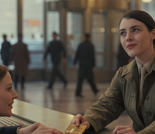 Päivänä, jona kävelin chicagolaiseen pankkiin peruuttamaan “tuhannen dollarin” kortin, jonka adoptioisäni heitti minulle isoisäni hautajaisten jälkeen… kassa kalpeni ja aneli minua olemaan lähtemättä – Uutiset