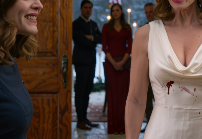 Hamptonsin joulugaalassa viiniä läikkyi vahingossa siskoni mekon päälle, hän läimäytti minua 50 vieraan edessä ja huusi: “25 000 dollarin mekkoni on pilalla!”; isäni jopa heitti oven auki lumeen ja sanoi kylmästi: “Pyydä anteeksi siskoltasi tai häivy täältä.” Lähdin sanomatta sanaakaan… mutta tasan kello 8.00 seuraavana aamuna koko perheeni yhtäkkiä lakkasi olemasta niin rauhallinen – Uutiset