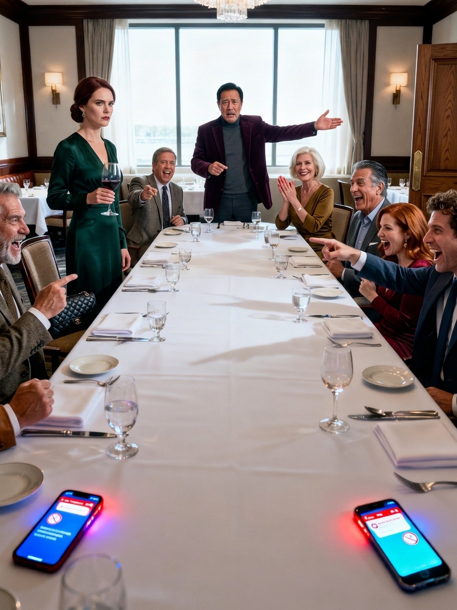 My Parents Invited Me To A Fancy Family Dinner With All My Relatives. Then My Father Stood Up And Announced To Everyone, “WE’VE DECIDED TO CUT YOU OUT OF THE INHERITANCE YOU’VE NEVER DESERVED IT.” Everyone Laughed And Agreed. I Smiled, Took A Sip, And Quietly Left 2 Days Later, Complete Family Chaos…