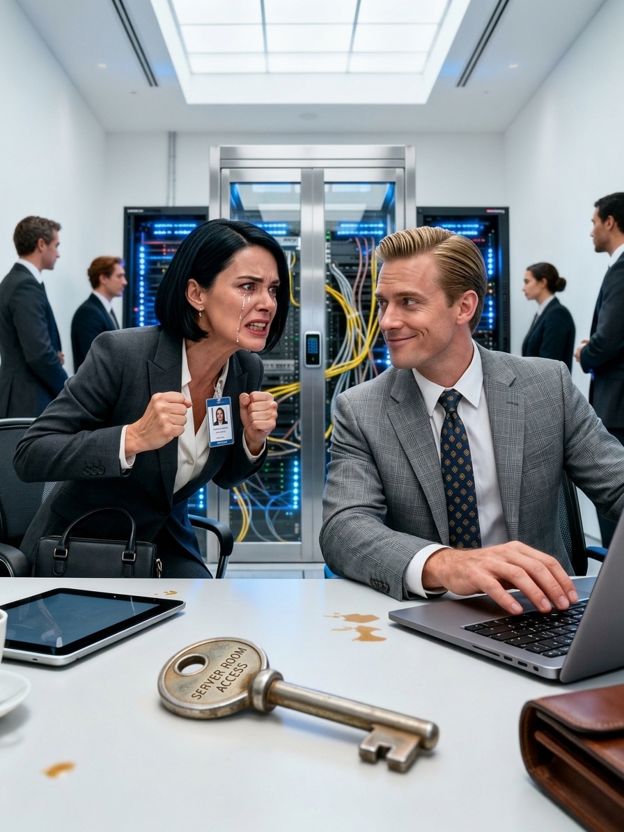 Hij degradeerde haar aan tafel en noemde het ‘strategie’ — waarna ze geen woord zei en… “Als we deze deal verliezen,” fluisterde Connor, terwijl hij net ver genoeg naar voren leunde om met een zekere arrogantie in zijn stem te klinken, “dan sta je straks weer menukaarten te vertalen.” Rebecca keek hem niet aan. Ze knipperde niet, deinsde niet terug en spande haar kaken zelfs niet aan.