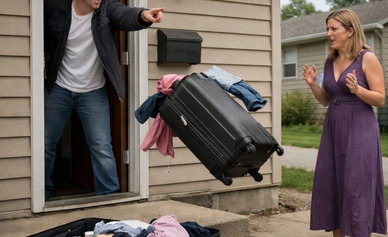 Mijn man heeft me op straat gezet nadat hij 75 miljoen had geërfd, omdat hij dacht dat ik een last was. Maar toen de advocaat de laatste clausule voorlas, veranderde zijn triomfantelijke glimlach in paniek.