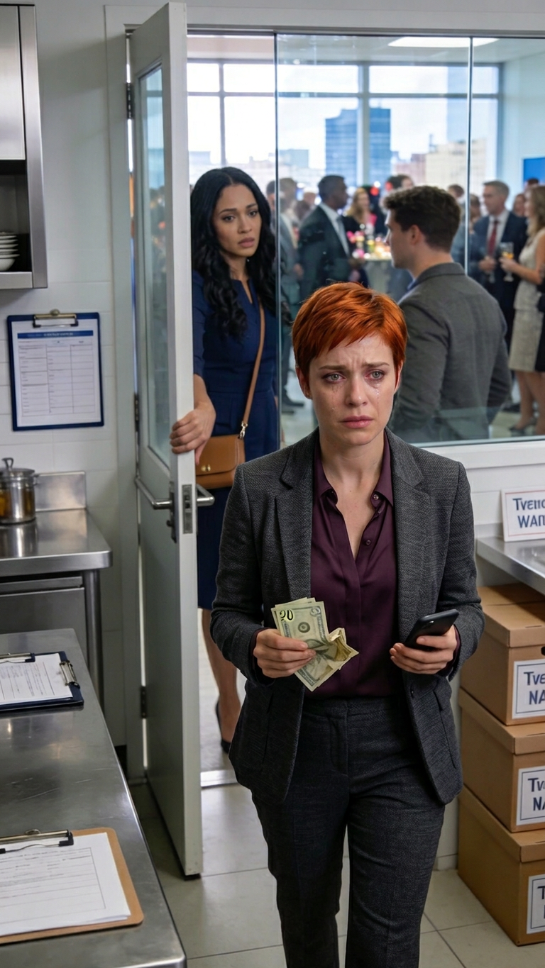 Een momentje… – “Mijn moeder blokkeerde de deur en siste: ‘Je ruikt naar mislukking, breng ons niet in verlegenheid naast miljonairs.’ Ze duwde…