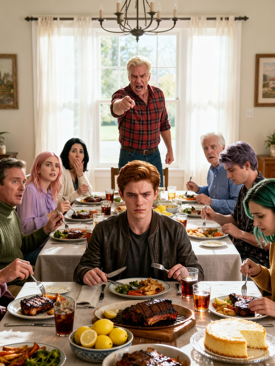 ‘Vakantie gaat niet door. Verwacht een bezoekje van onze advocaat,’ kondigde mijn vader aan tijdens de familiebijeenkomst. Allemaal omdat ik weigerde mee te tekenen voor een lening van $220.000 voor de boetiek van mijn ‘gouden kind’-zus. Ik heb niet geprotesteerd. Ik knikte alleen maar, draaide me om… en de volgende ochtend werden ze wakker met geblokkeerde rekeningen.