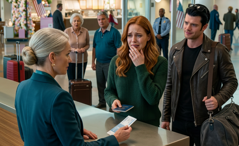 We Were Checking In For Hawaii When My Brother Waved His First-Class Ticket Like A Trophy, Then Handed Me An Economy Seat With A Smirk And Said It Was All I Could Handle. I Didn’t Argue. I Just Placed My Id On The Scanner. The Agent’s Expression Changed Instantly When The Screen Flashed Red — And For The First Time That Morning, My Brother Stopped Smiling.