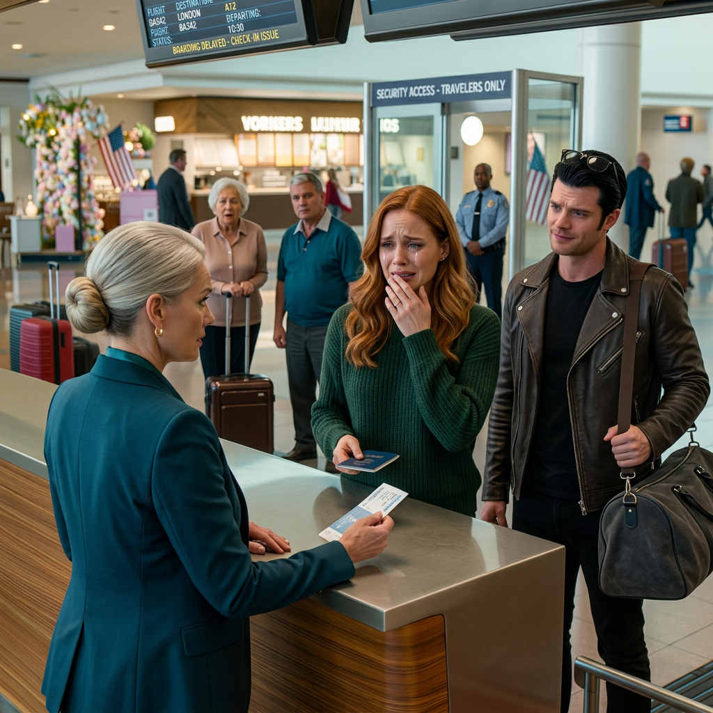 We Were Checking In For Hawaii When My Brother Waved His First-Class Ticket Like A Trophy, Then Handed Me An Economy Seat With A Smirk And Said It Was All I Could Handle. I Didn’t Argue. I Just Placed My Id On The Scanner. The Agent’s Expression Changed Instantly When The Screen Flashed Red — And For The First Time That Morning, My Brother Stopped Smiling.