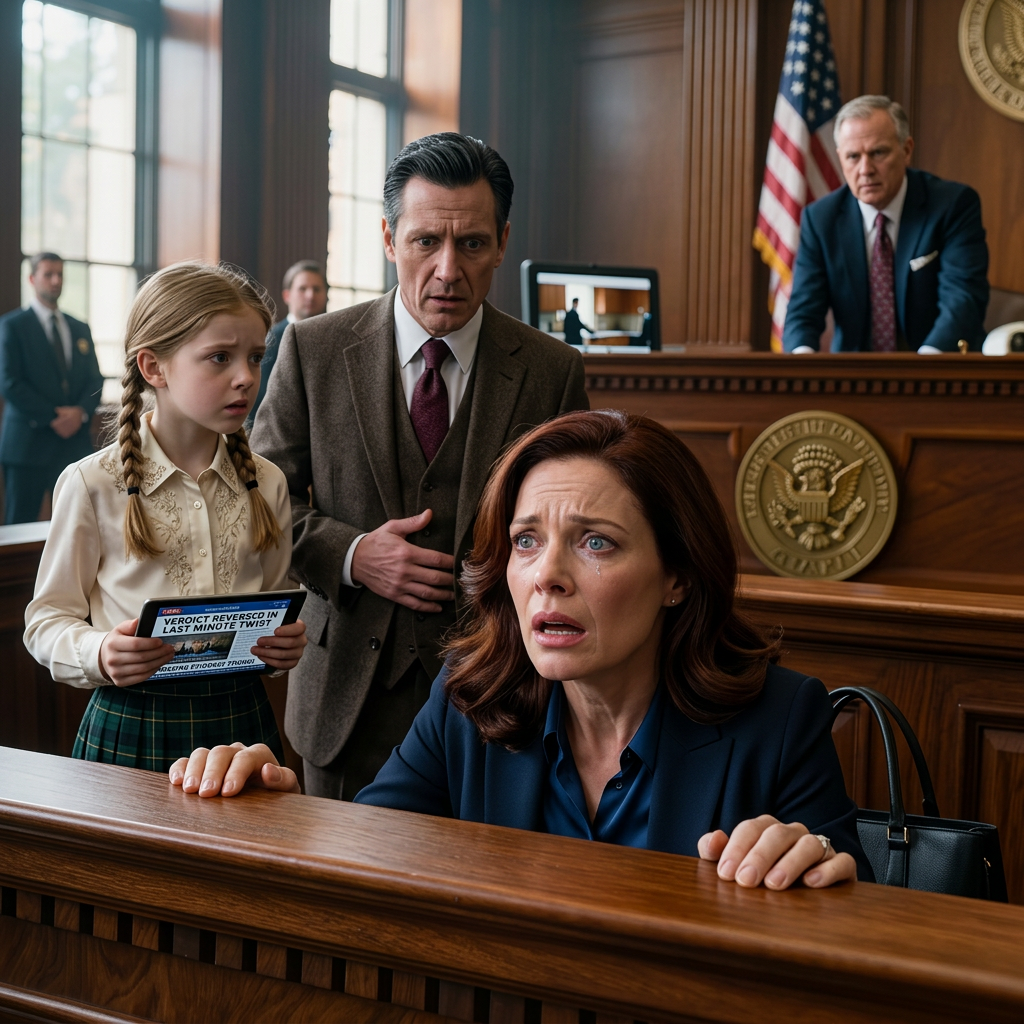 Mijn man diende een scheidingsverzoek in, en mijn tienjarige dochter vroeg de rechter: “Edele rechter, mag ik u iets laten zien wat mama niet weet?” De rechter knikte. Toen de video begon, viel de hele rechtszaal stil.