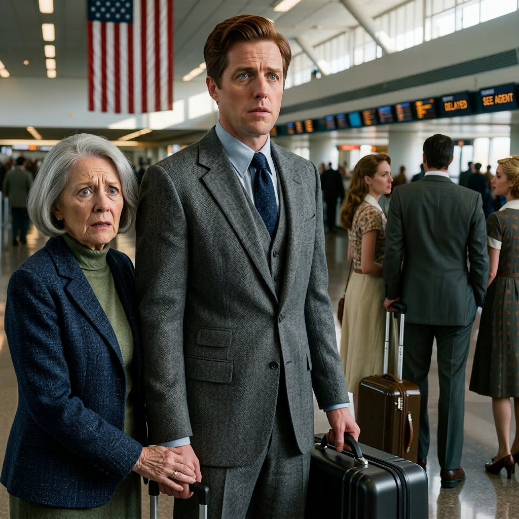 My grandma spent $30,000 to join our family’s Europe trip. But at the airport, my dad said, ‘I forgot your ticket—just go home.’ The way everyone avoided her eyes told me it wasn’t an accident. I stayed with her. Three weeks later, my parents came back—and the whole family froze, like they were holding their breath, when they saw me standing beside a man. Because…