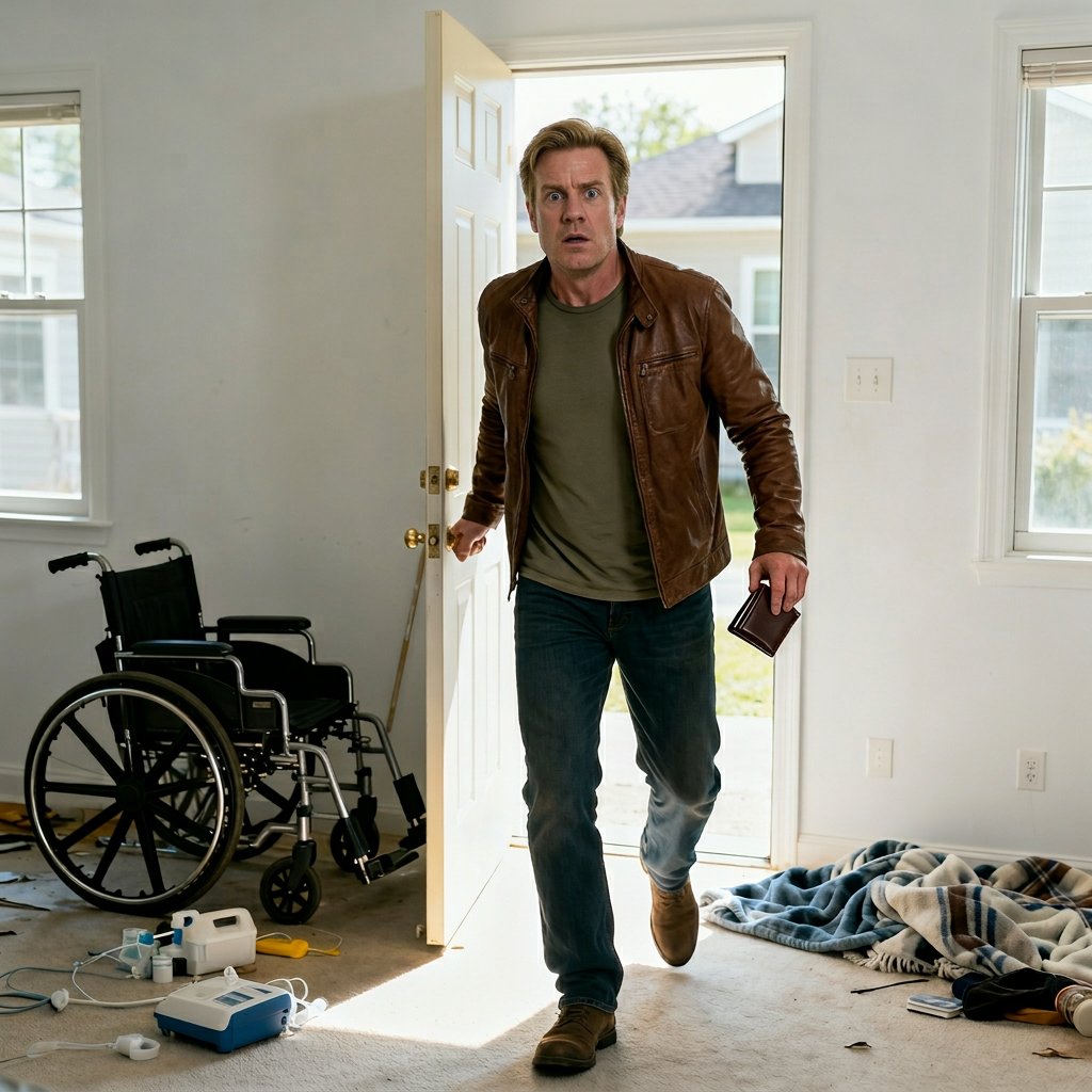 Ik heb vijf jaar lang voor mijn verlamde vrouw gezorgd. De dag dat ik mijn portemonnee vergat en naar huis ging, op het moment dat ik de deur opendeed… kon ik niet ademen.