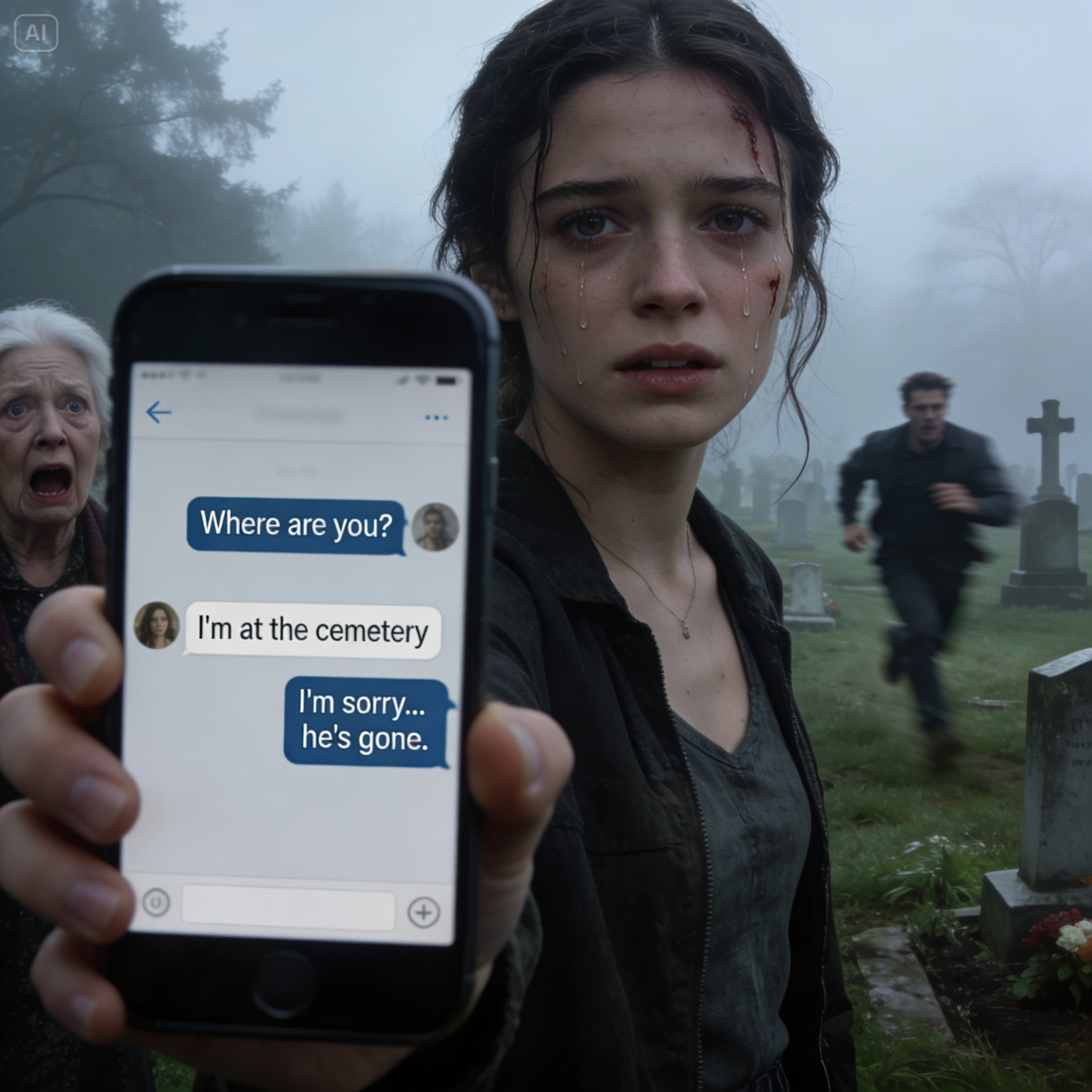 My husband left my father’s funeral to travel with his mistress. But at 3 a.m. I received a message from my father: “my daughter it’s me, dad. Come to the cemetery immediately and very quietly.”