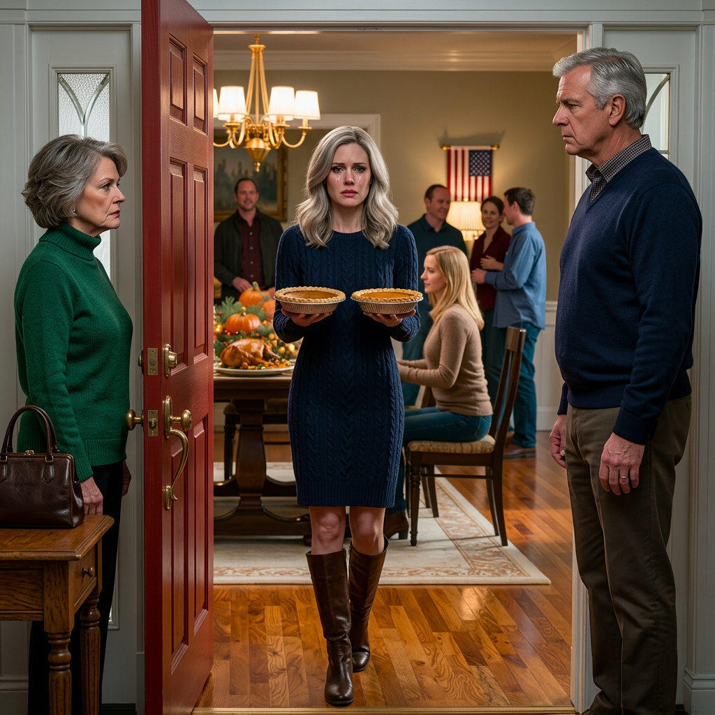 Tijdens Thanksgiving zetten mijn ouders me voor ieders neus neer omdat ik de huur van mijn zus niet had betaald. Mijn moeder zei: “Betaal de huur van je zus of vertrek vanavond.” Later hadden ze geen idee wat oom James van plan was.