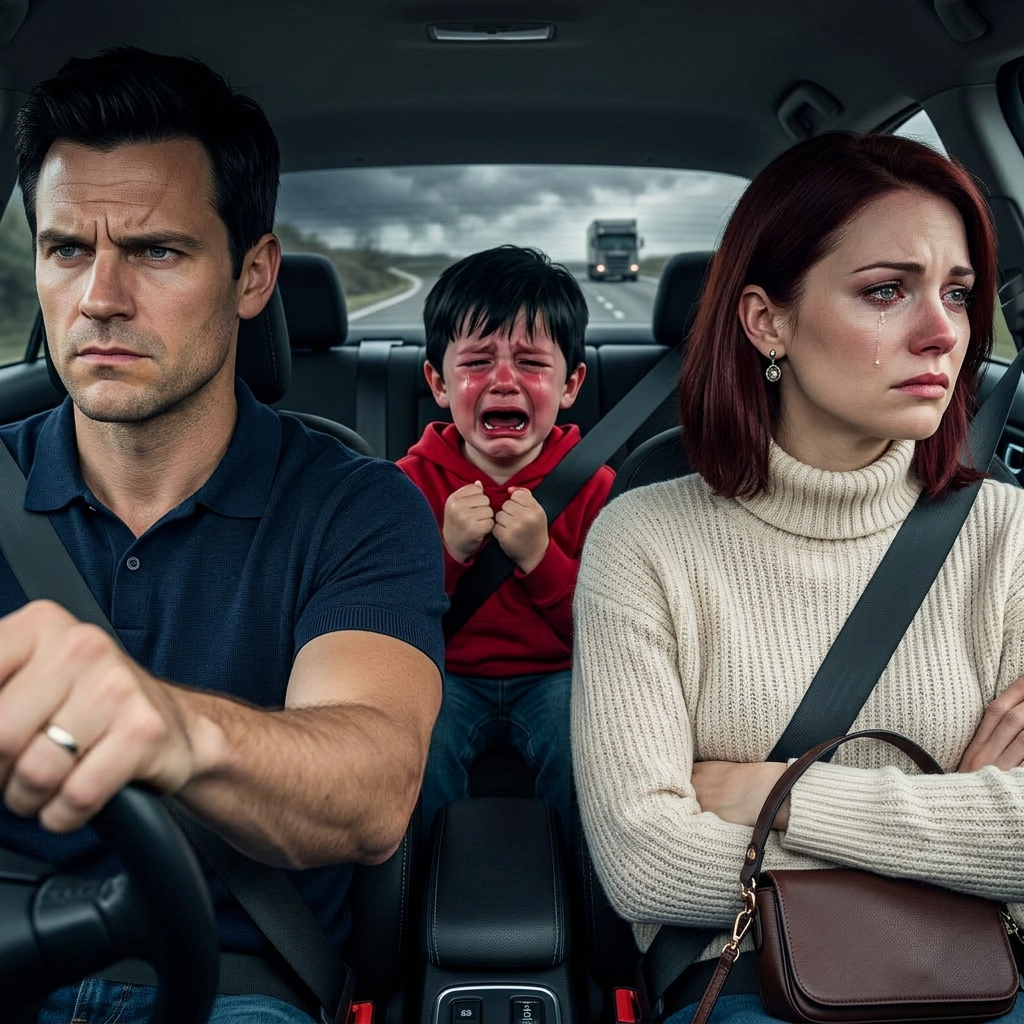 Mijn zoon huilde de hele autorit naar het huis van zijn oma. “Papa, alsjeblieft, laat me hier niet achter,” smeekte hij. Mijn vrouw snauwde: “Je behandelt hem als een baby.” Ik ben toch weggegaan.