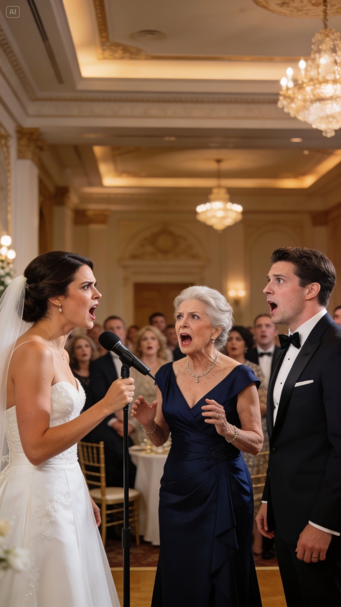 Een momentje… – Midden in mijn bruiloft, net op het moment dat ik