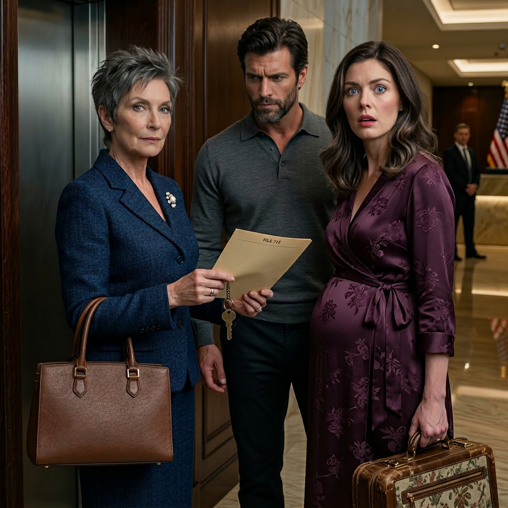 ‘We hoorden dat je een penthouse hebt gekocht. We zijn bij je komen wonen om het bij te leggen,’ zeiden mijn zoon en schoondochter aan mijn deur. Maar toen ze het penthouse binnenliepen, bleven ze stokstijf staan bij wat ze daar aantroffen.