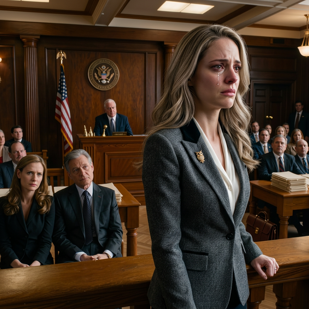 ‘Ze is gewoon een nutteloos meisje,’ zeiden mijn ouders in het bijzijn van iedereen in de rechtszaal. Ik bleef stil en liet hen verder praten, totdat de rechter aan hun advocaat vroeg: ‘Weet u echt niet wie ze is?’ De advocaat verstijfde… de zelfvoldane glimlach van mijn ouders verdween en het werd stil in de zaal.